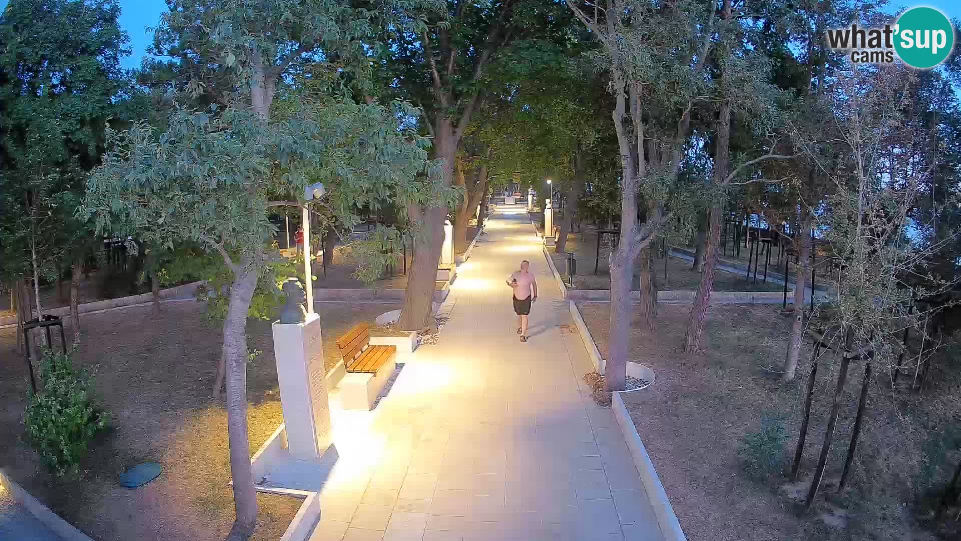 Writers’ Park Webcam Senj – Live by the Sea