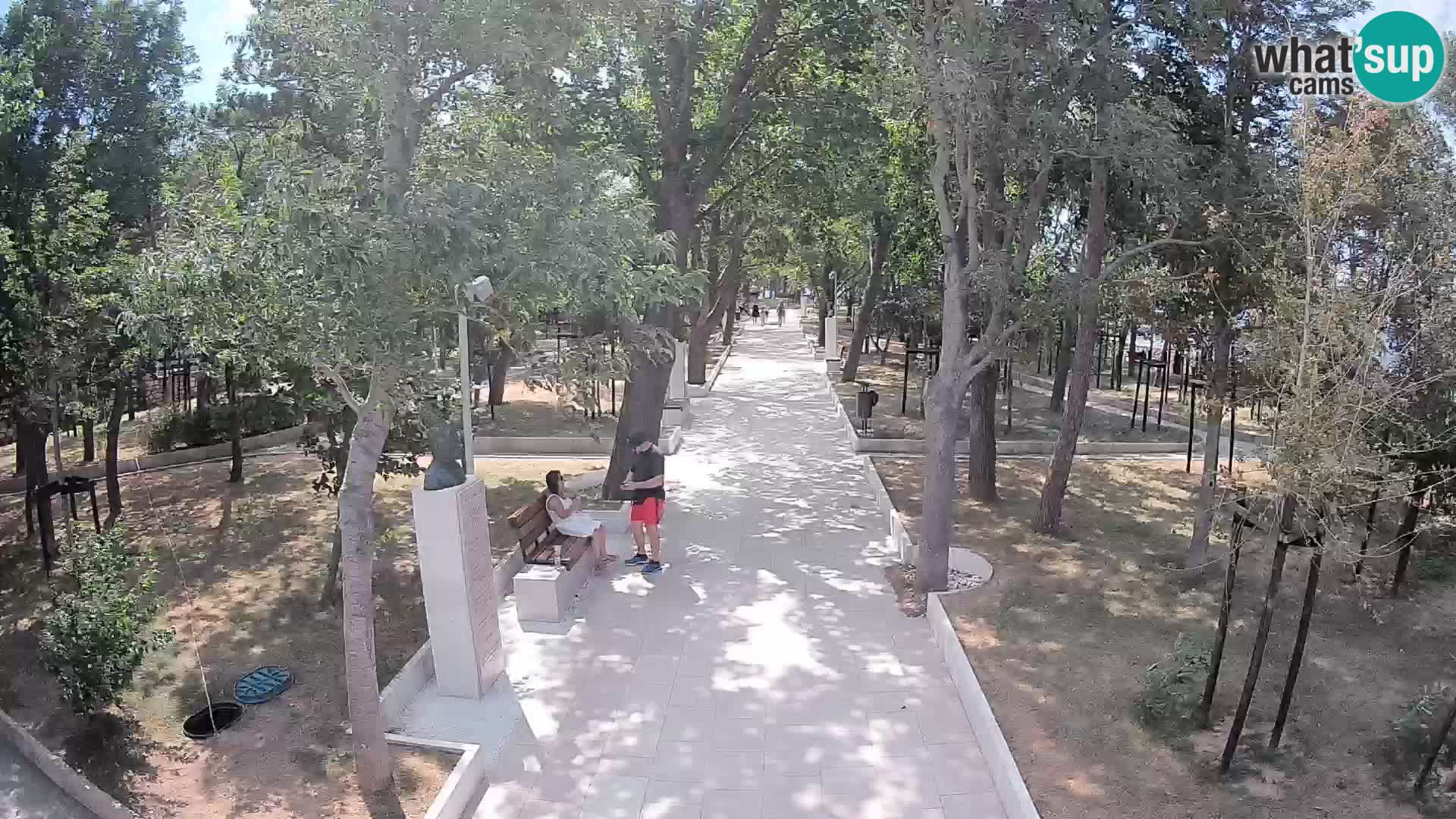 Writers’ Park Webcam Senj – Live by the Sea