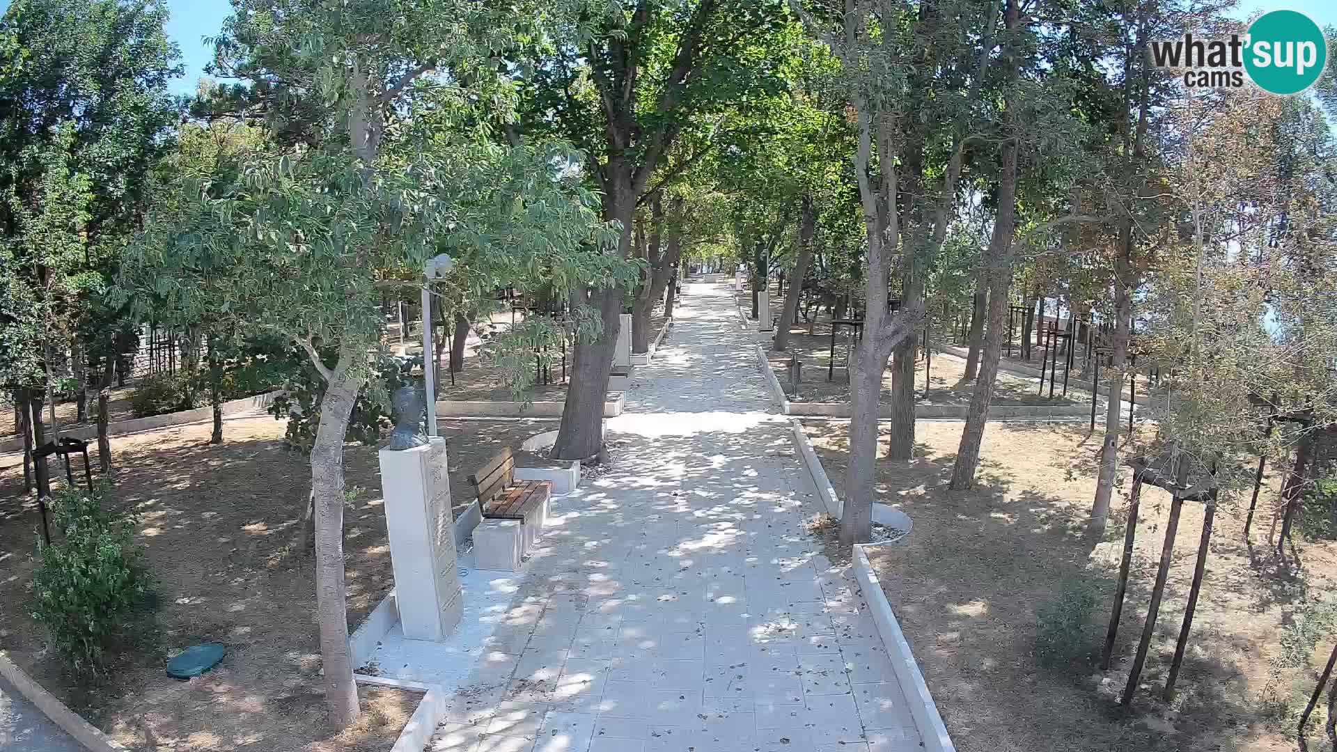 Writers’ Park Webcam Senj – Live by the Sea