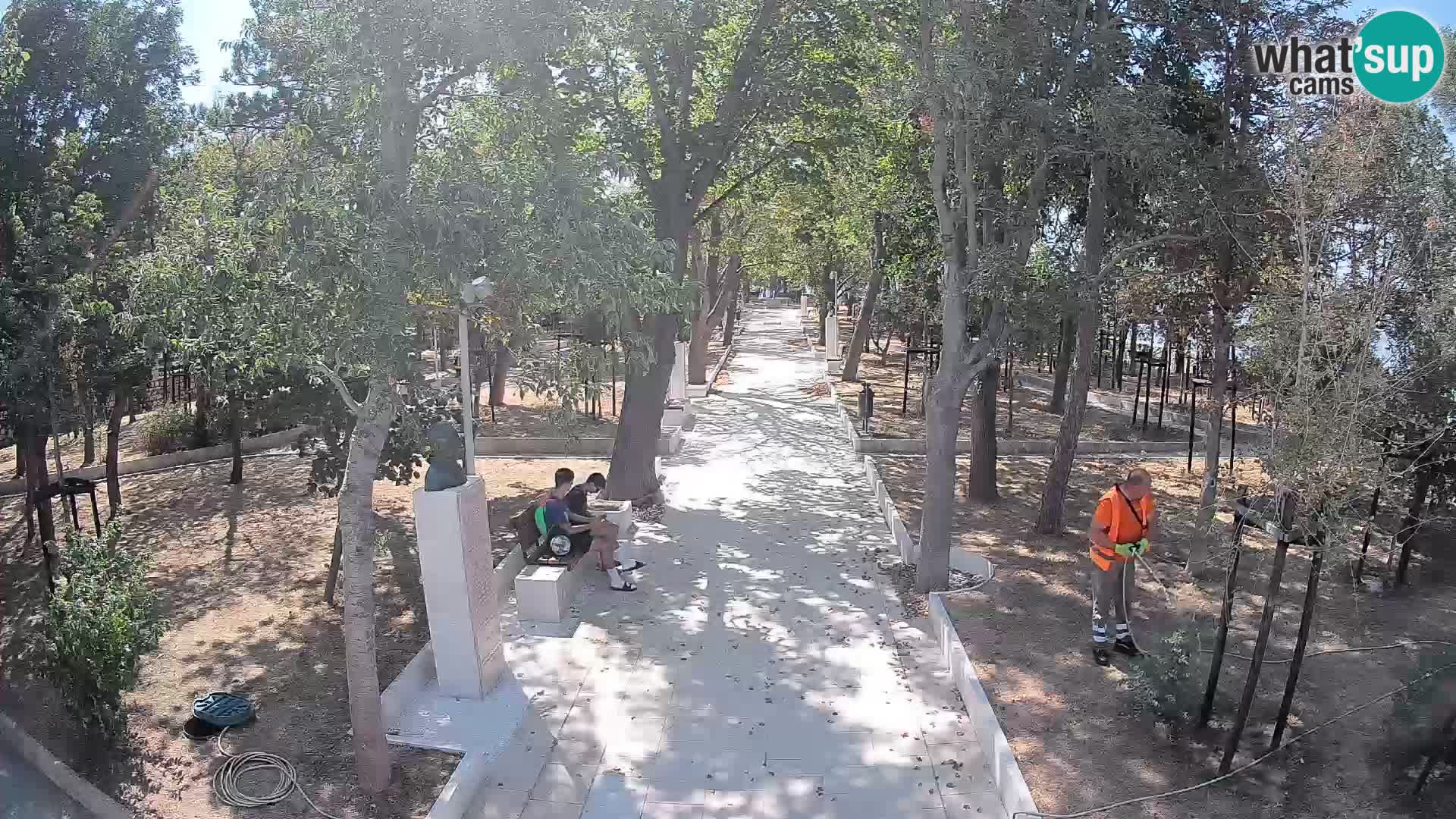 Writers’ Park Webcam Senj – Live by the Sea