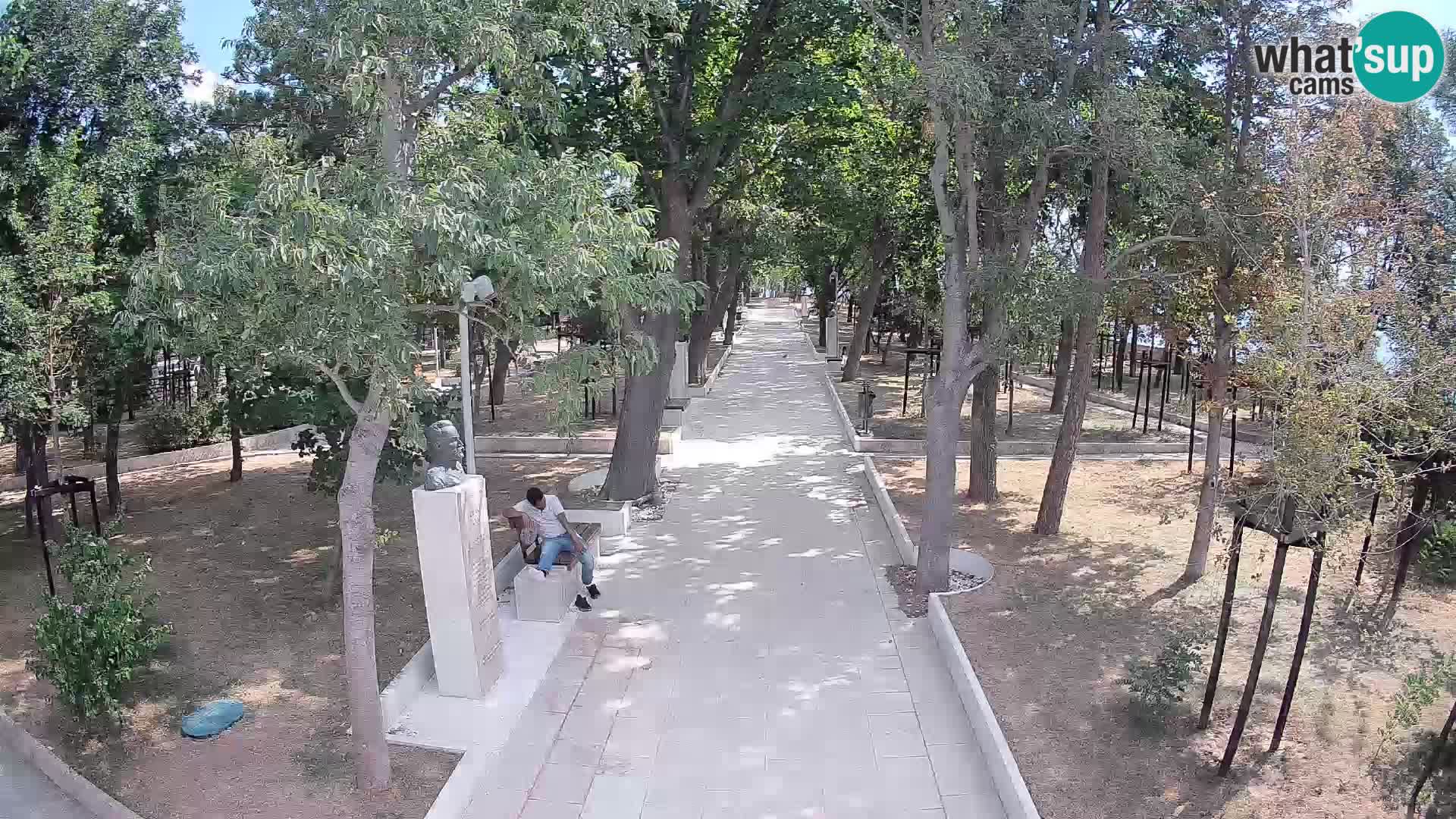Webcam Schriftstellerpark Senj – Live am Meer