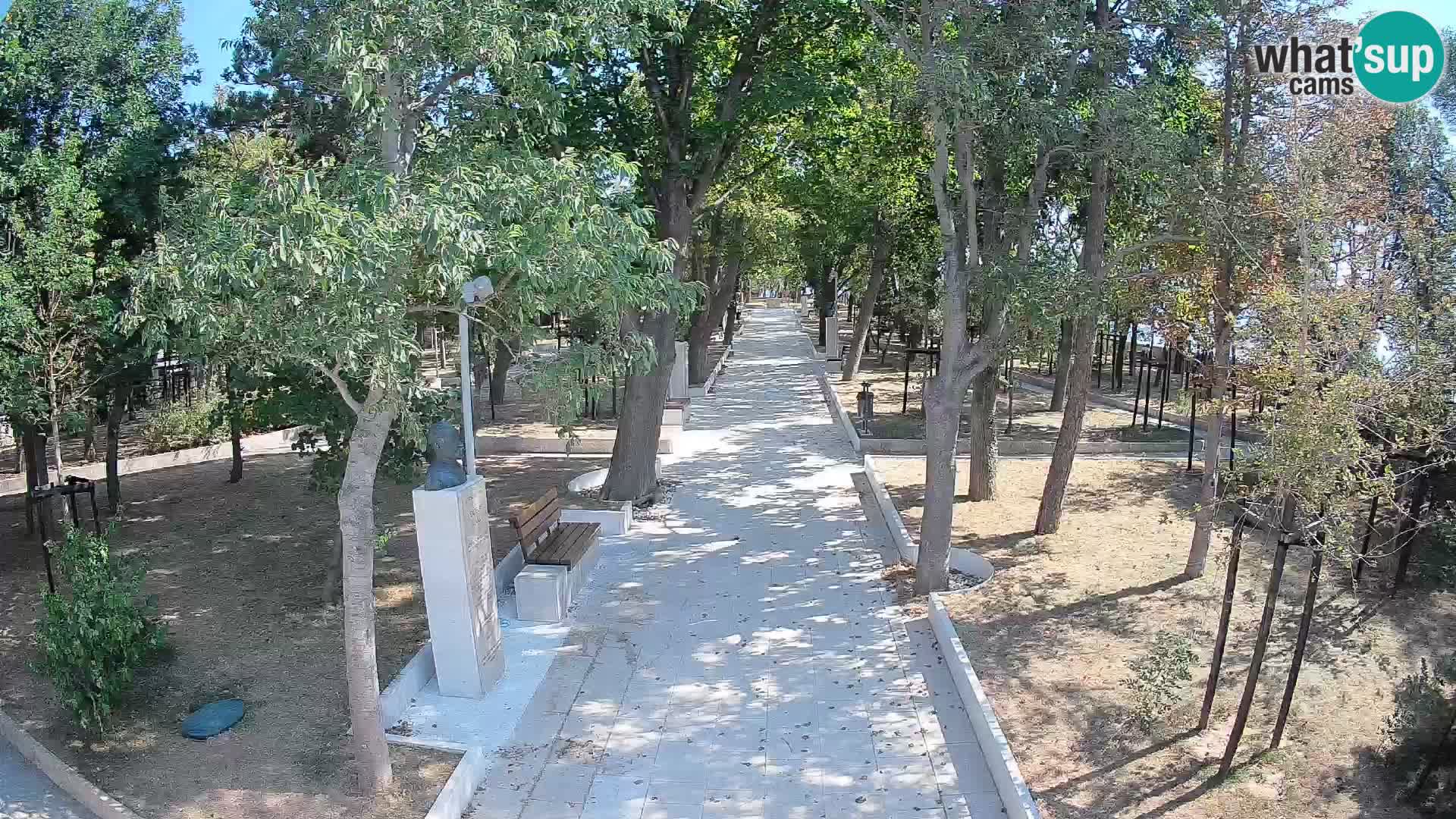 Writers’ Park Webcam Senj – Live by the Sea