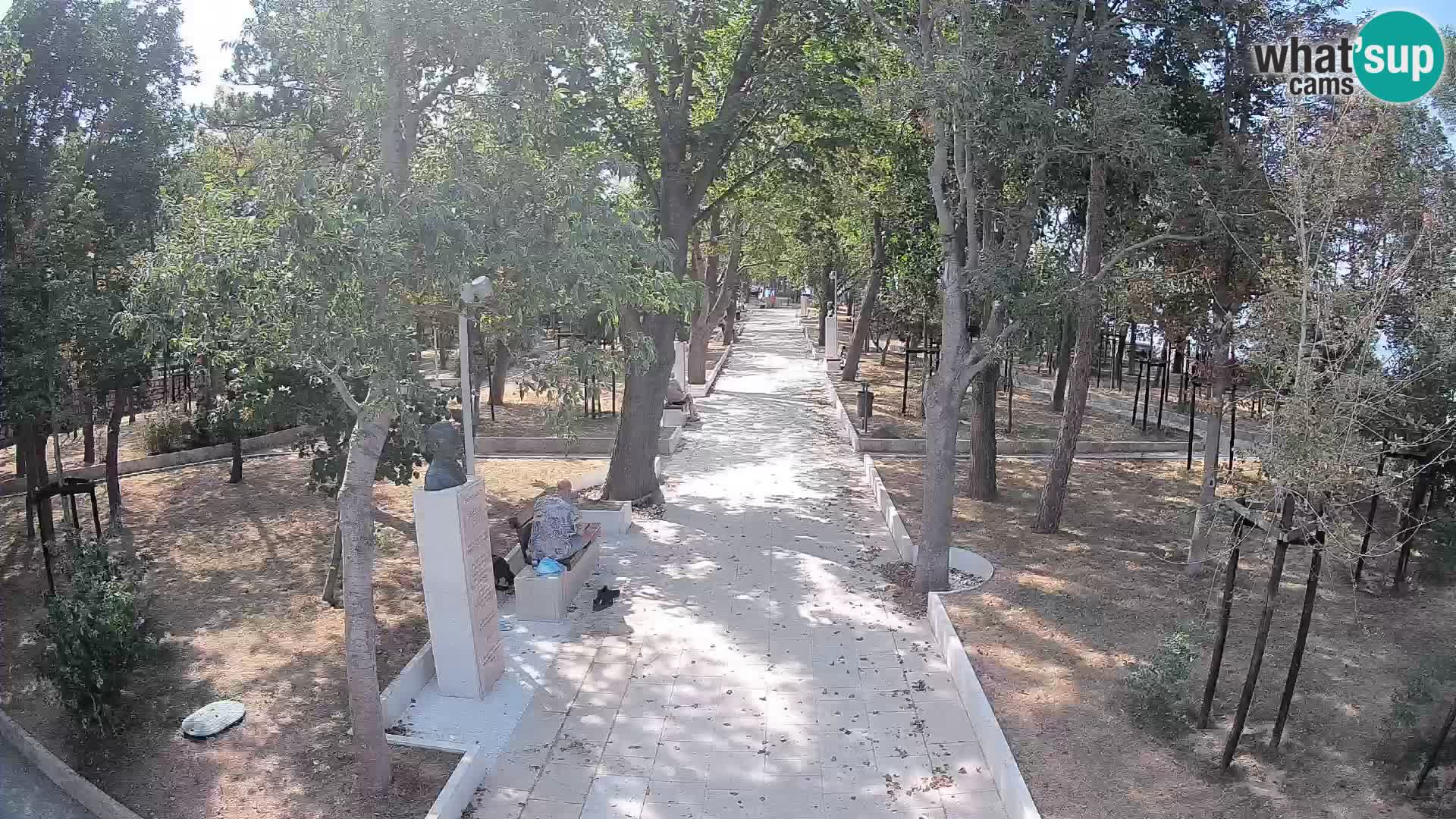 Webcam Schriftstellerpark Senj – Live am Meer