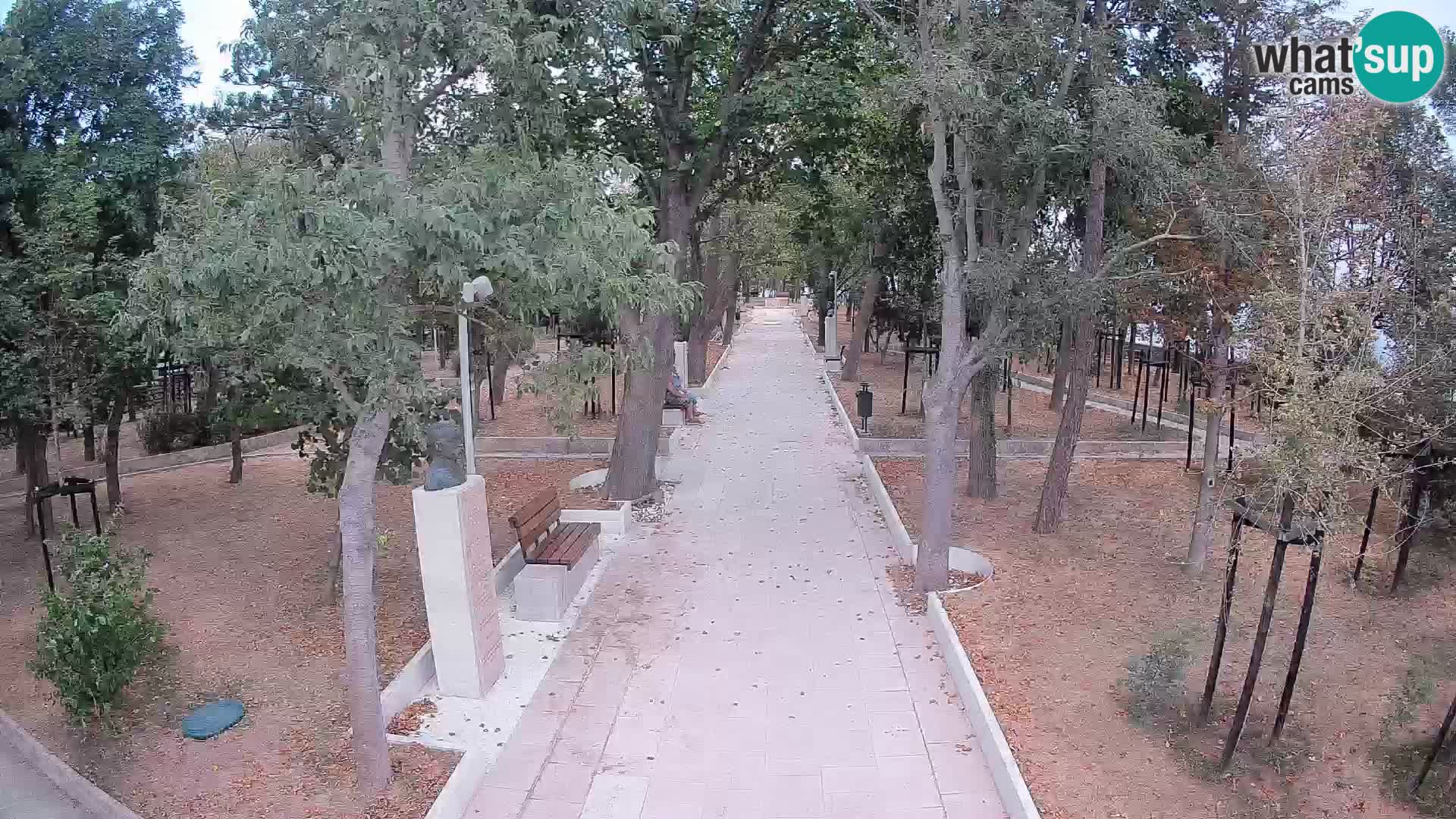 Writers’ Park Webcam Senj – Live by the Sea