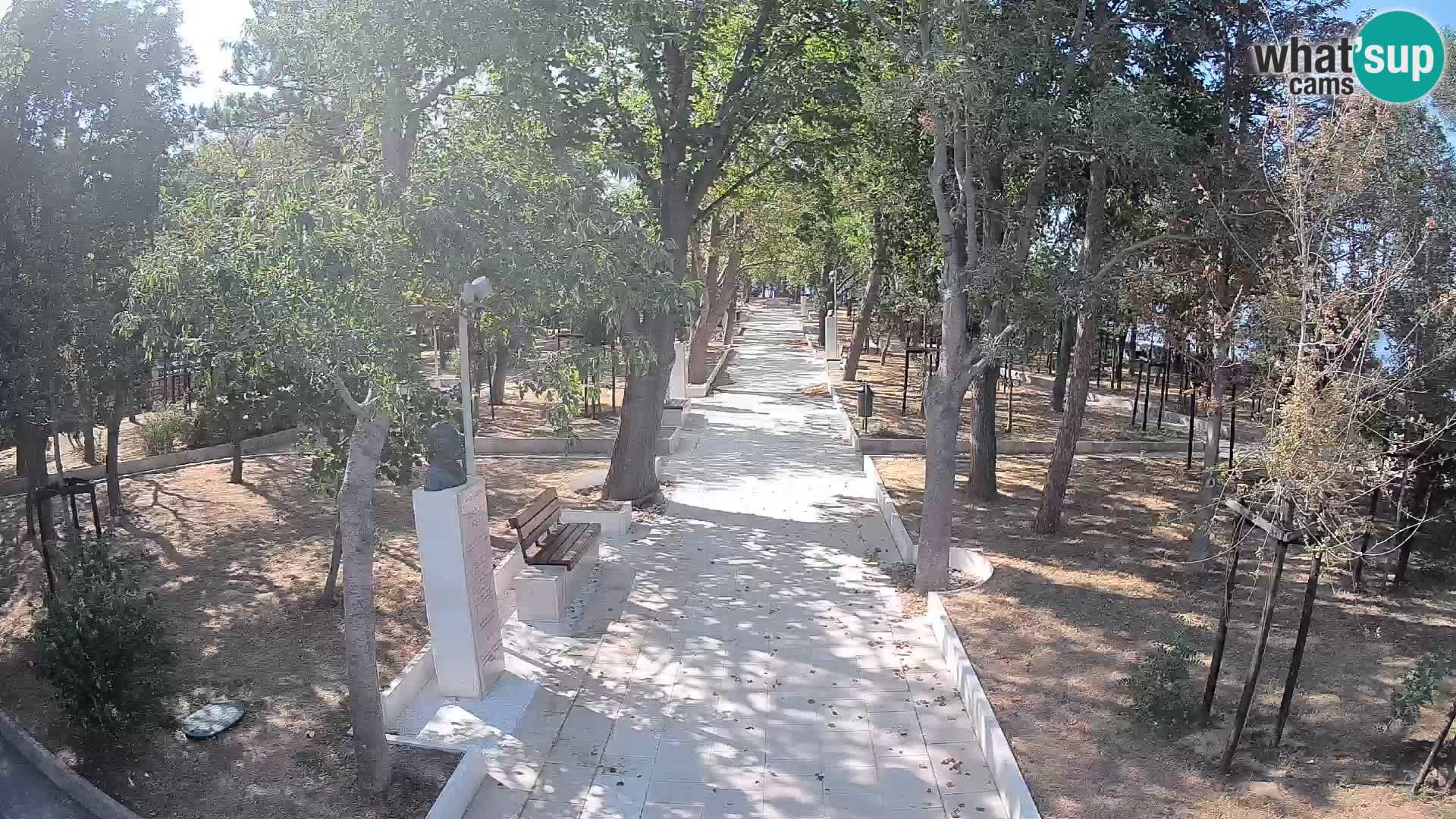 Writers’ Park Webcam Senj – Live by the Sea