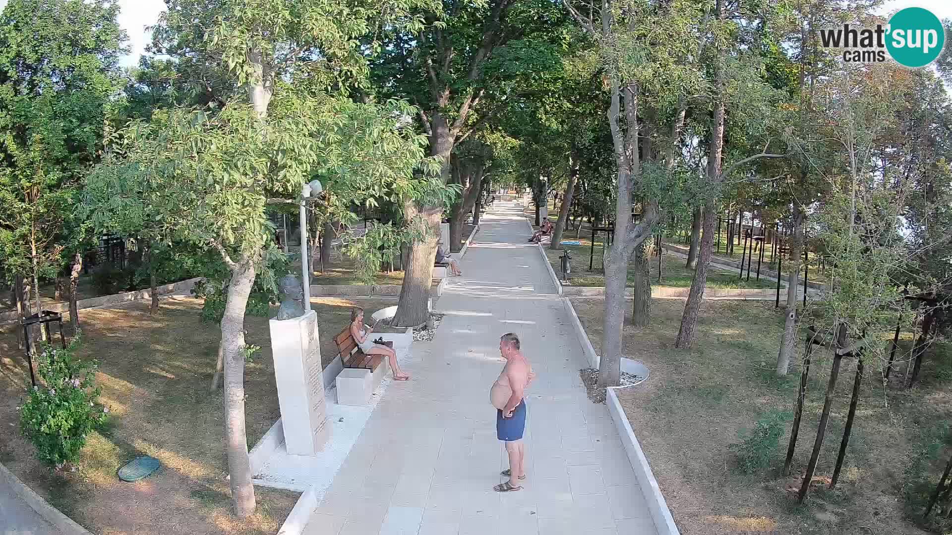Writers’ Park Webcam Senj – Live by the Sea