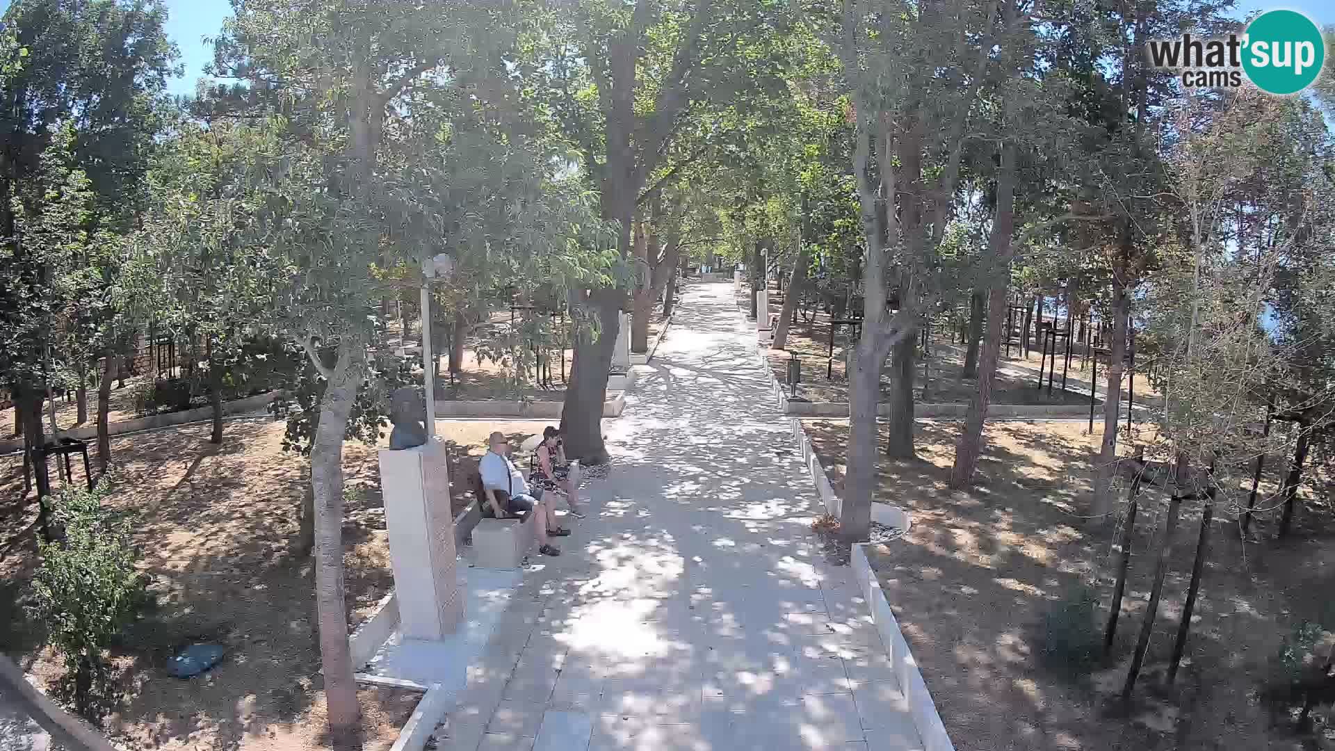Writers’ Park Webcam Senj – Live by the Sea