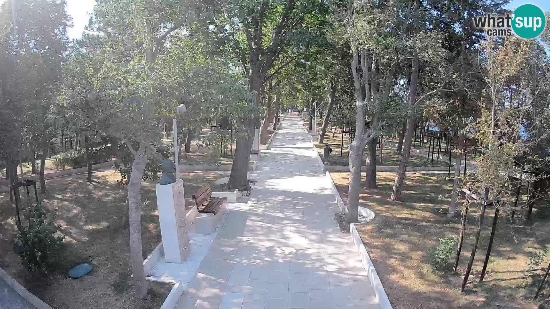 Webcam Schriftstellerpark Senj – Live am Meer