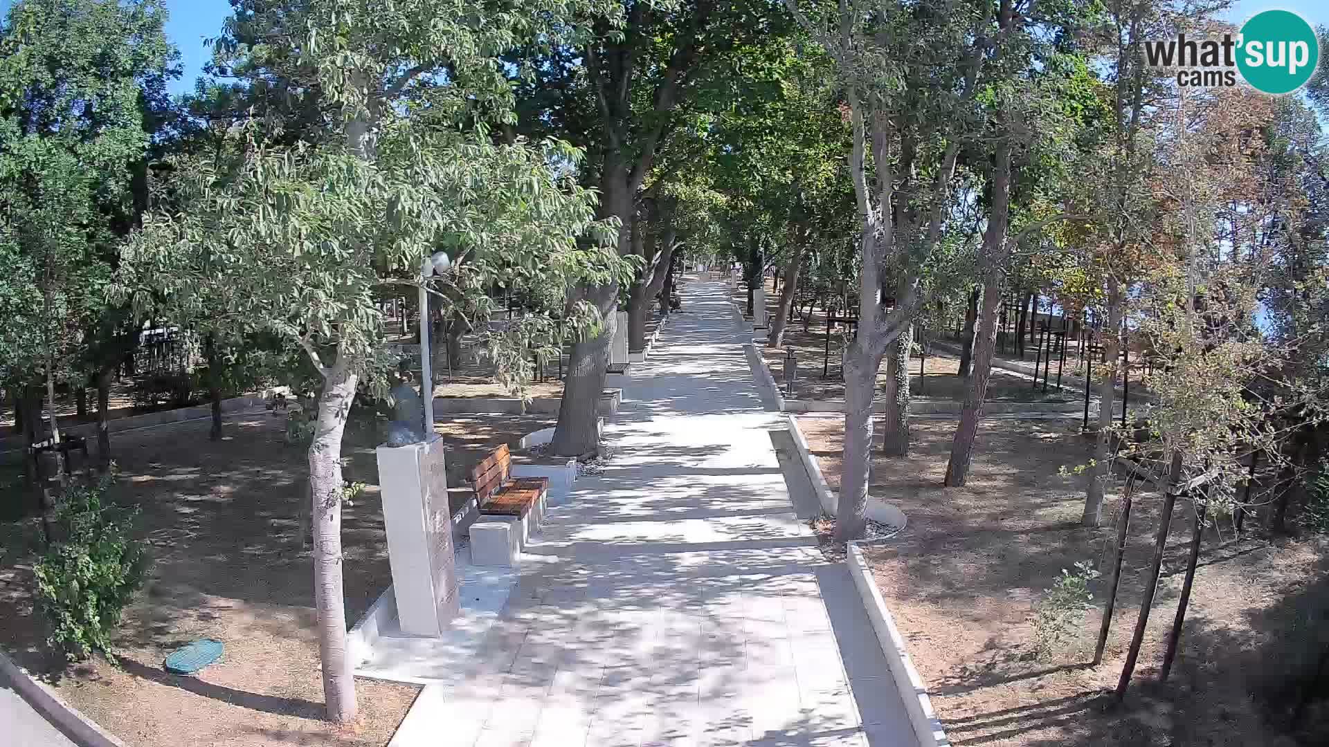 Writers’ Park Webcam Senj – Live by the Sea