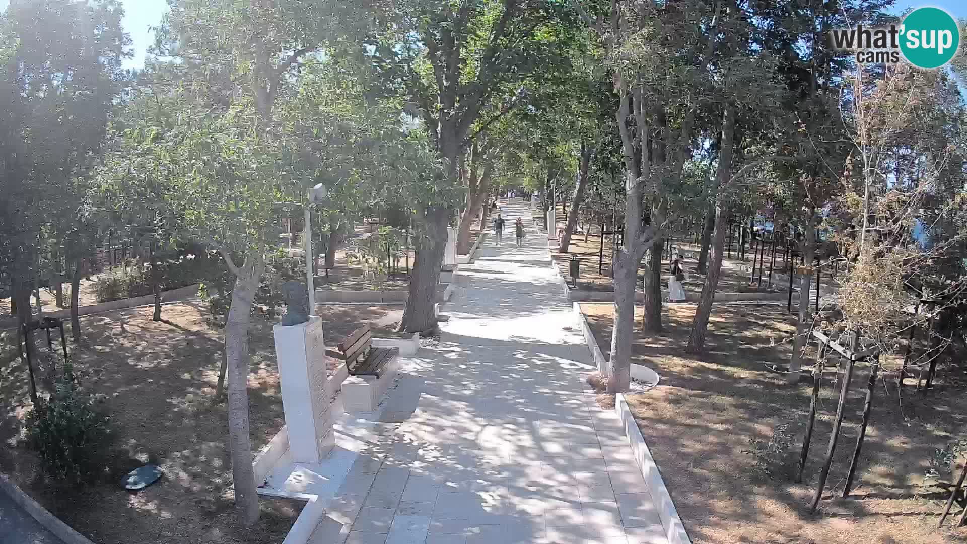 Writers’ Park Webcam Senj – Live by the Sea