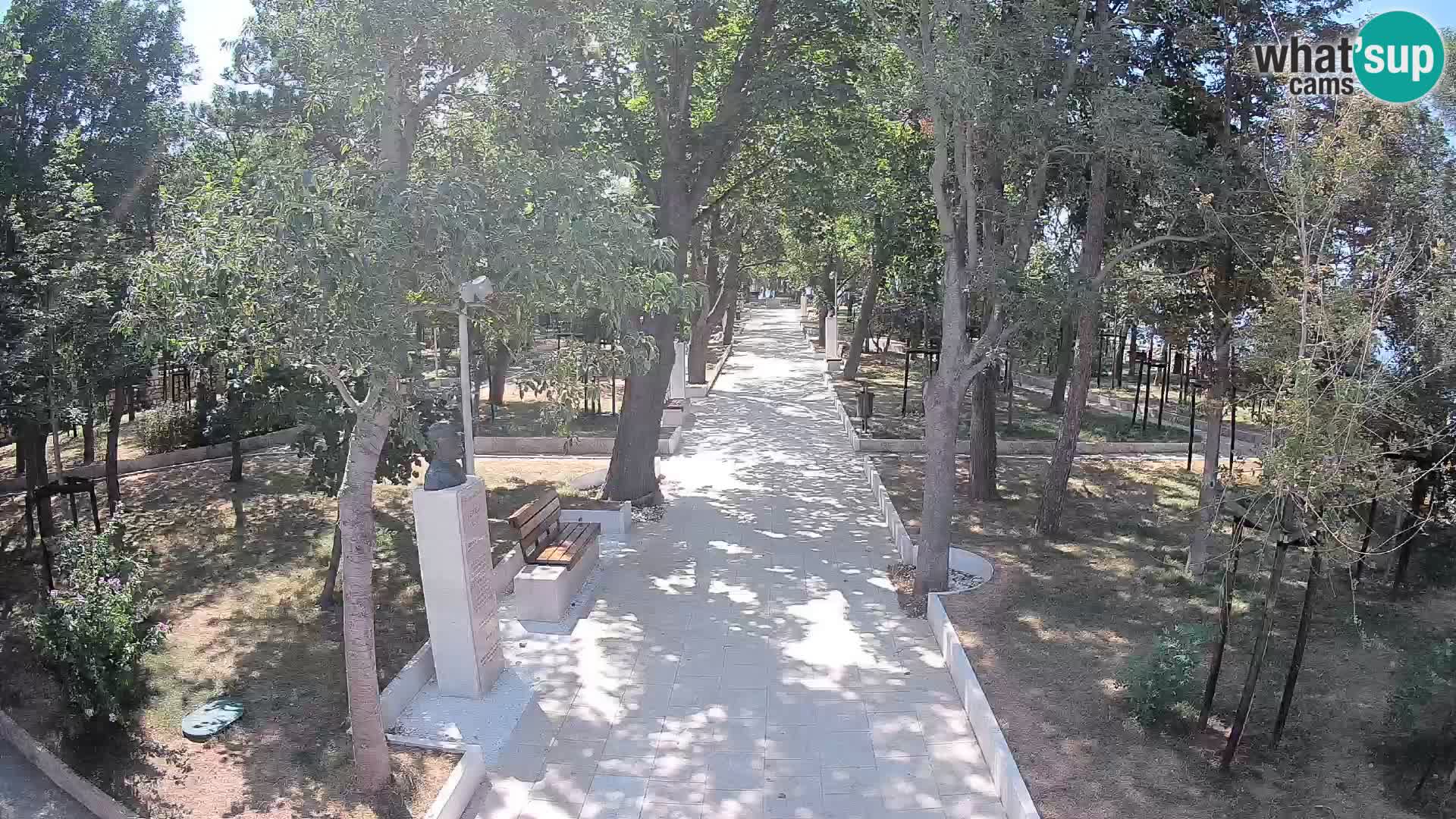 Writers’ Park Webcam Senj – Live by the Sea