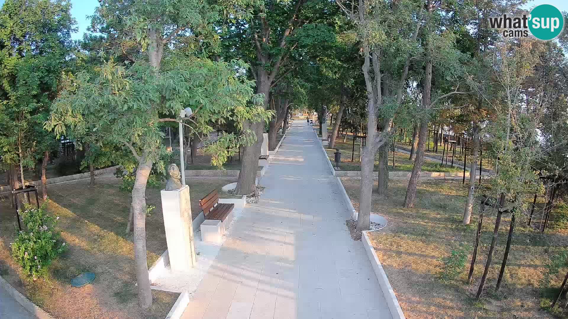 Writers’ Park Webcam Senj – Live by the Sea