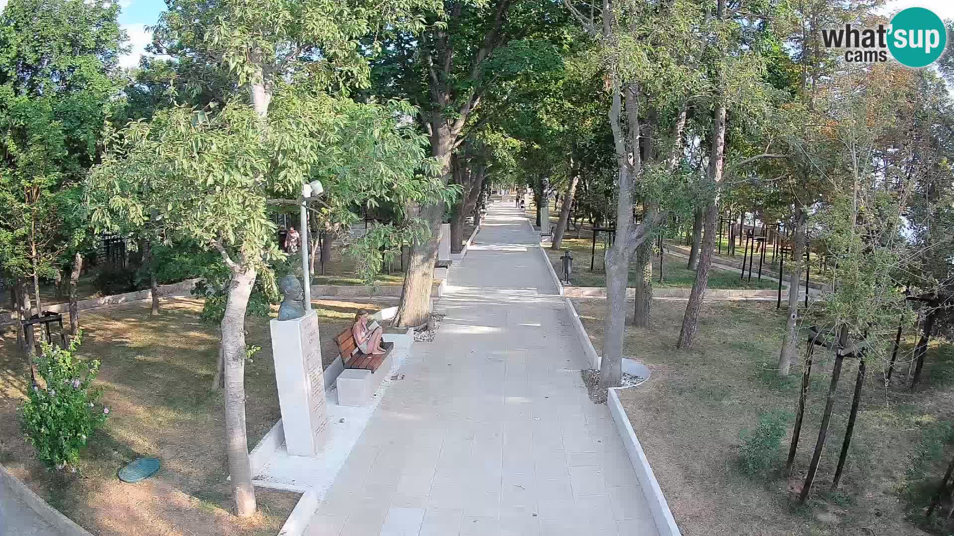 Webcam Schriftstellerpark Senj – Live am Meer