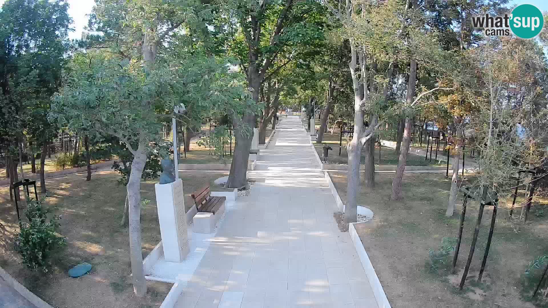 Writers’ Park Webcam Senj – Live by the Sea
