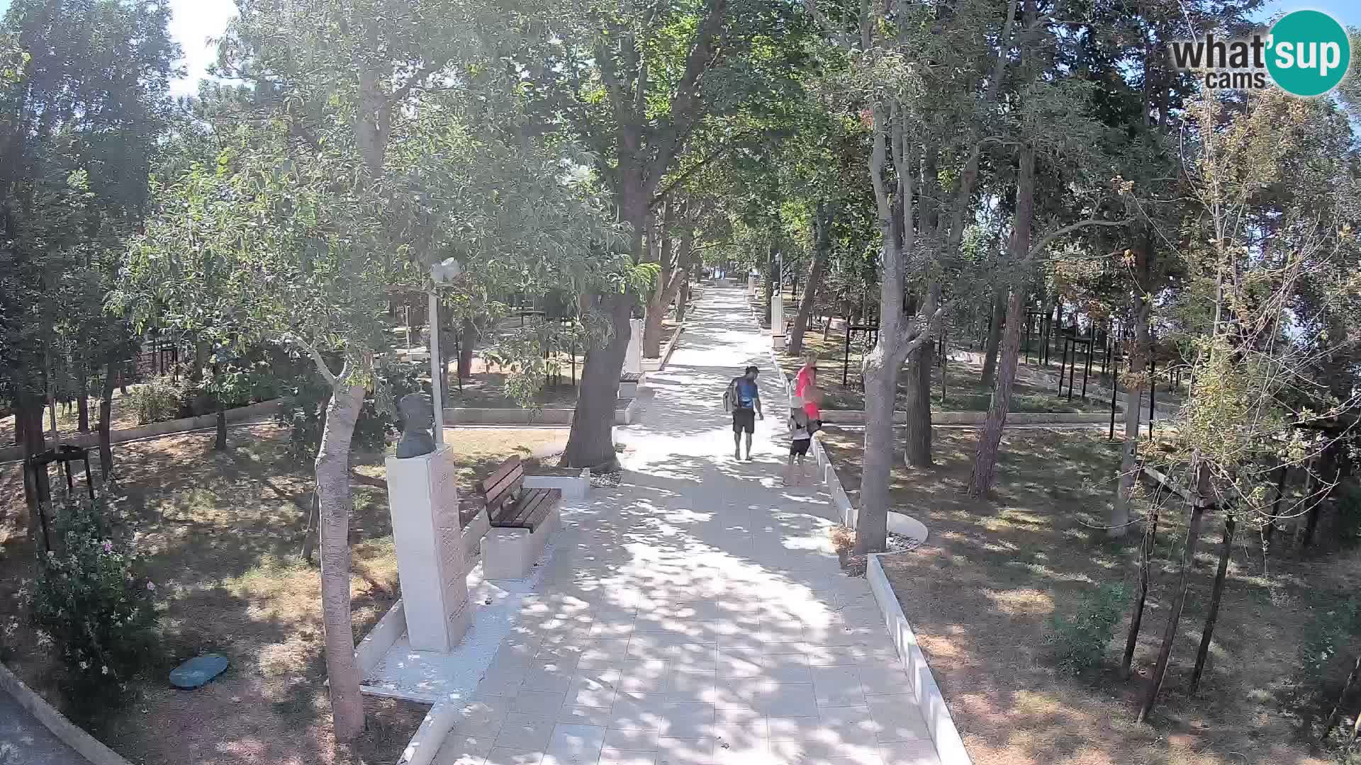 Webcam Schriftstellerpark Senj – Live am Meer