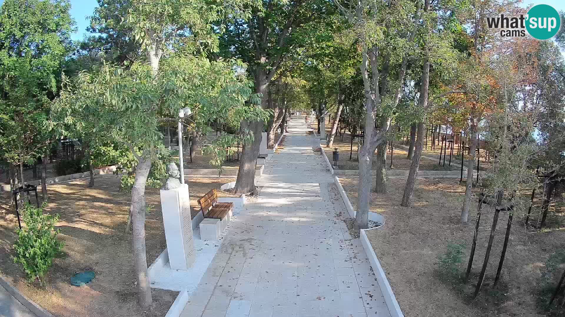 Writers’ Park Webcam Senj – Live by the Sea