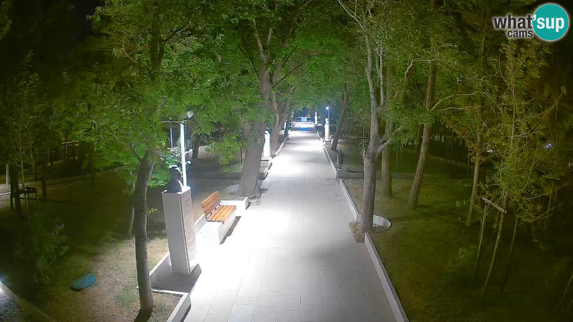 Writers’ Park Webcam Senj – Live by the Sea