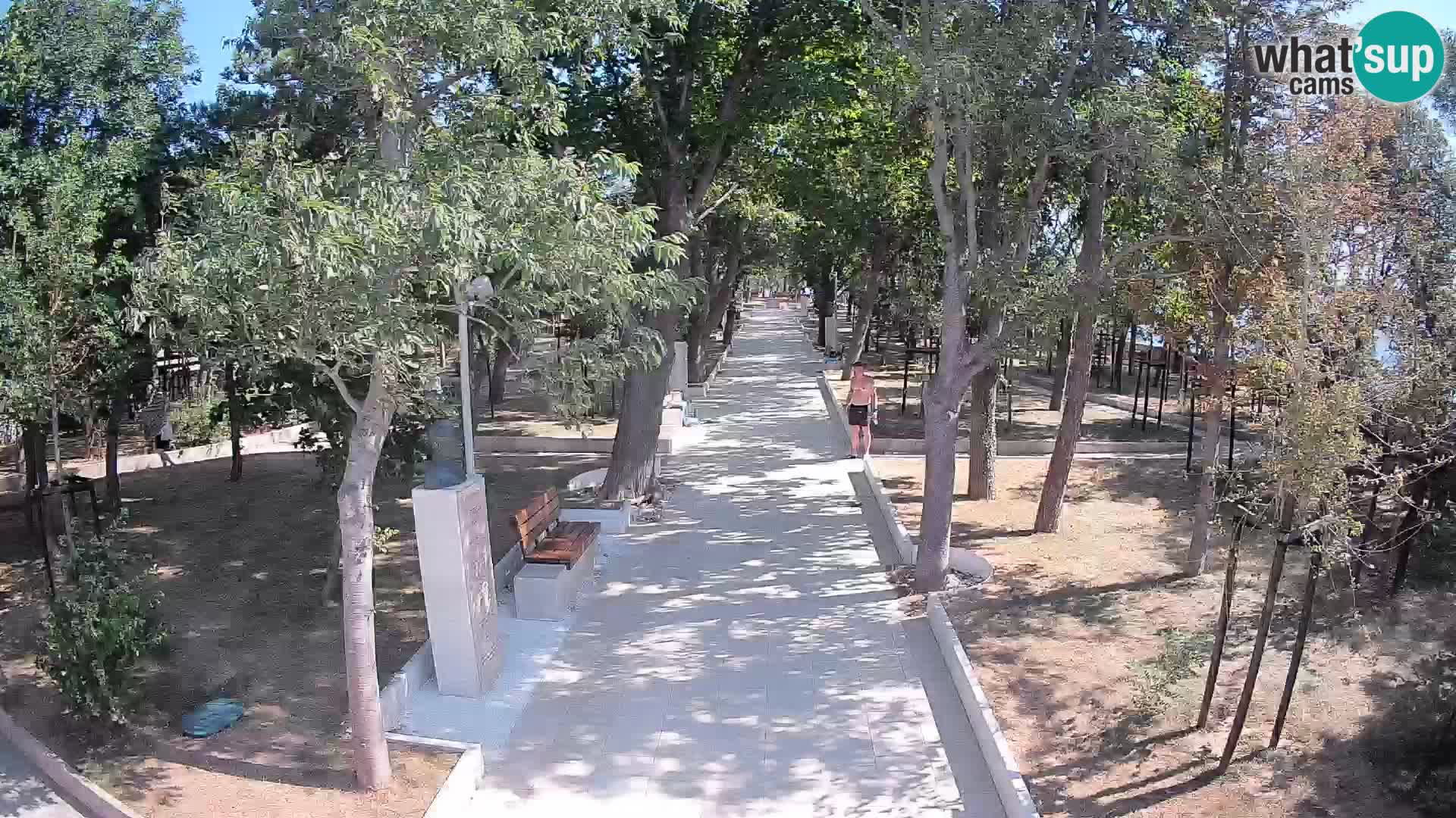 Webcam Schriftstellerpark Senj – Live am Meer