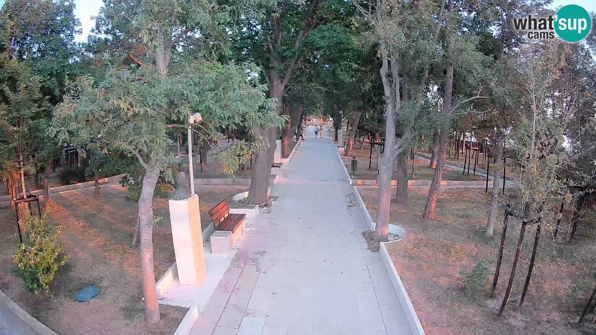 Webcam Schriftstellerpark Senj – Live am Meer