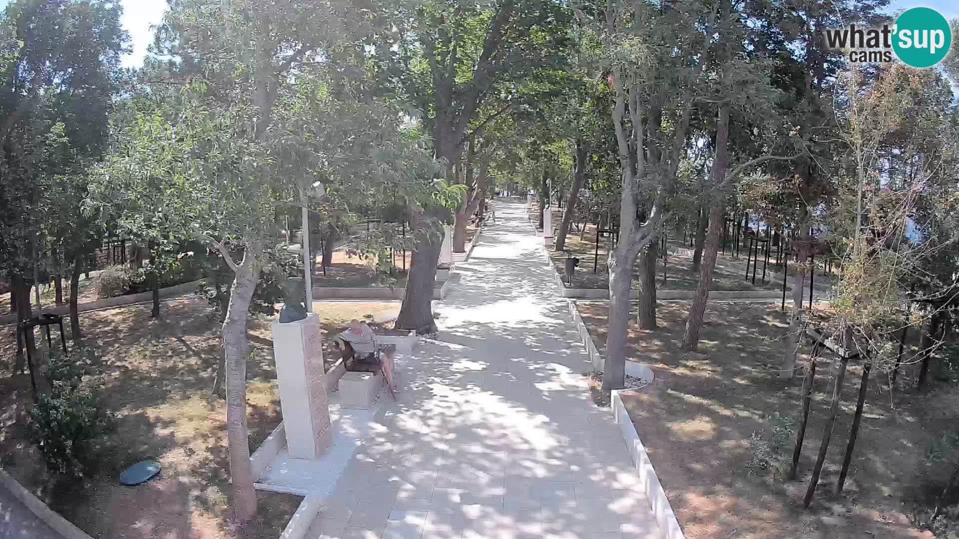 Writers’ Park Webcam Senj – Live by the Sea