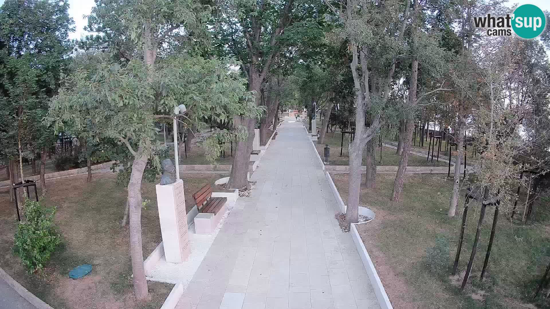 Webcam Schriftstellerpark Senj – Live am Meer