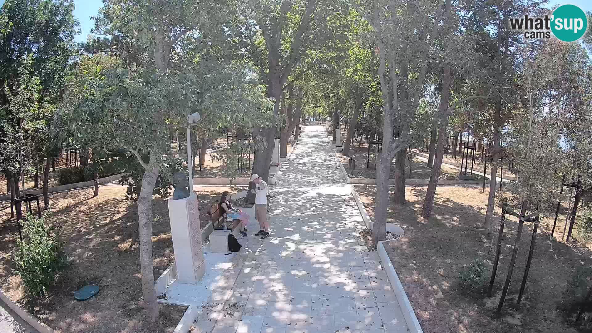 Writers’ Park Webcam Senj – Live by the Sea