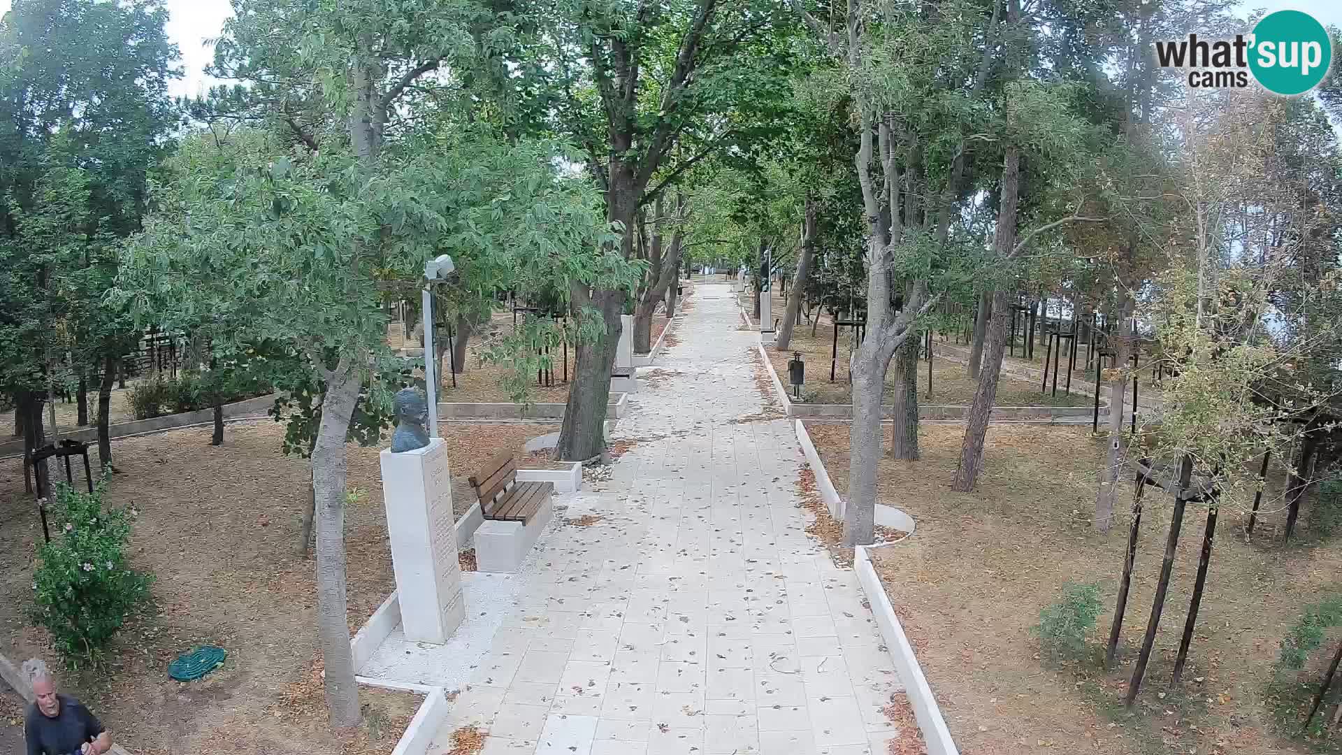 Writers’ Park Webcam Senj – Live by the Sea