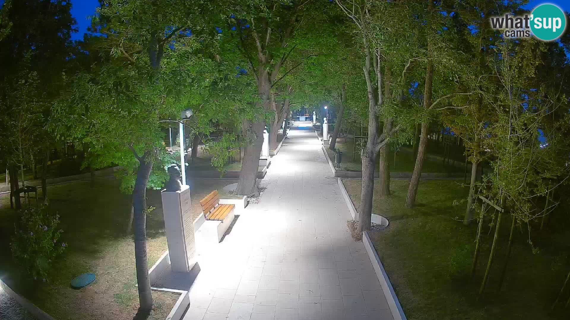 Writers’ Park Webcam Senj – Live by the Sea