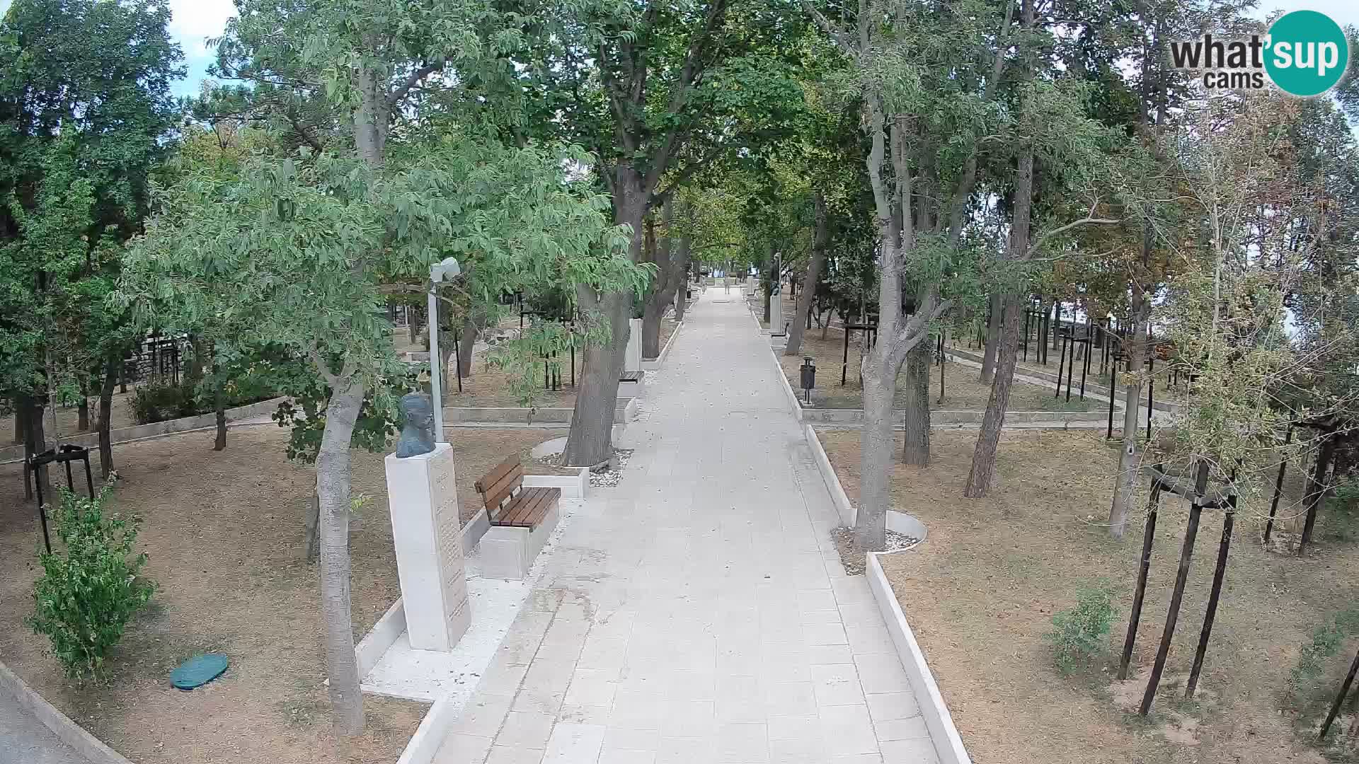 Writers’ Park Webcam Senj – Live by the Sea