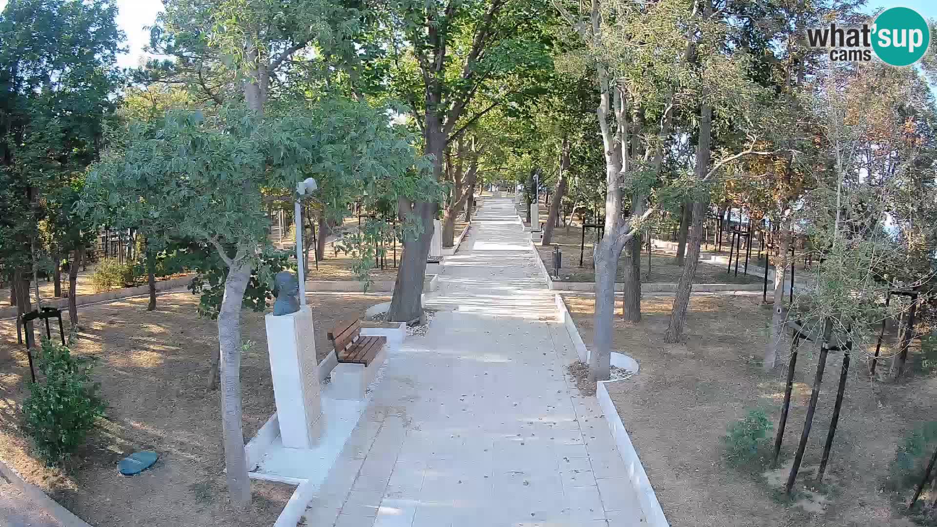 Writers’ Park Webcam Senj – Live by the Sea