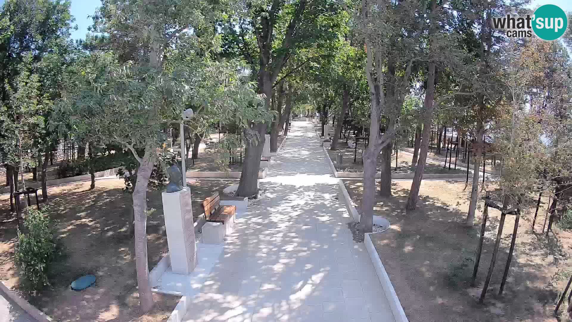 Writers’ Park Webcam Senj – Live by the Sea