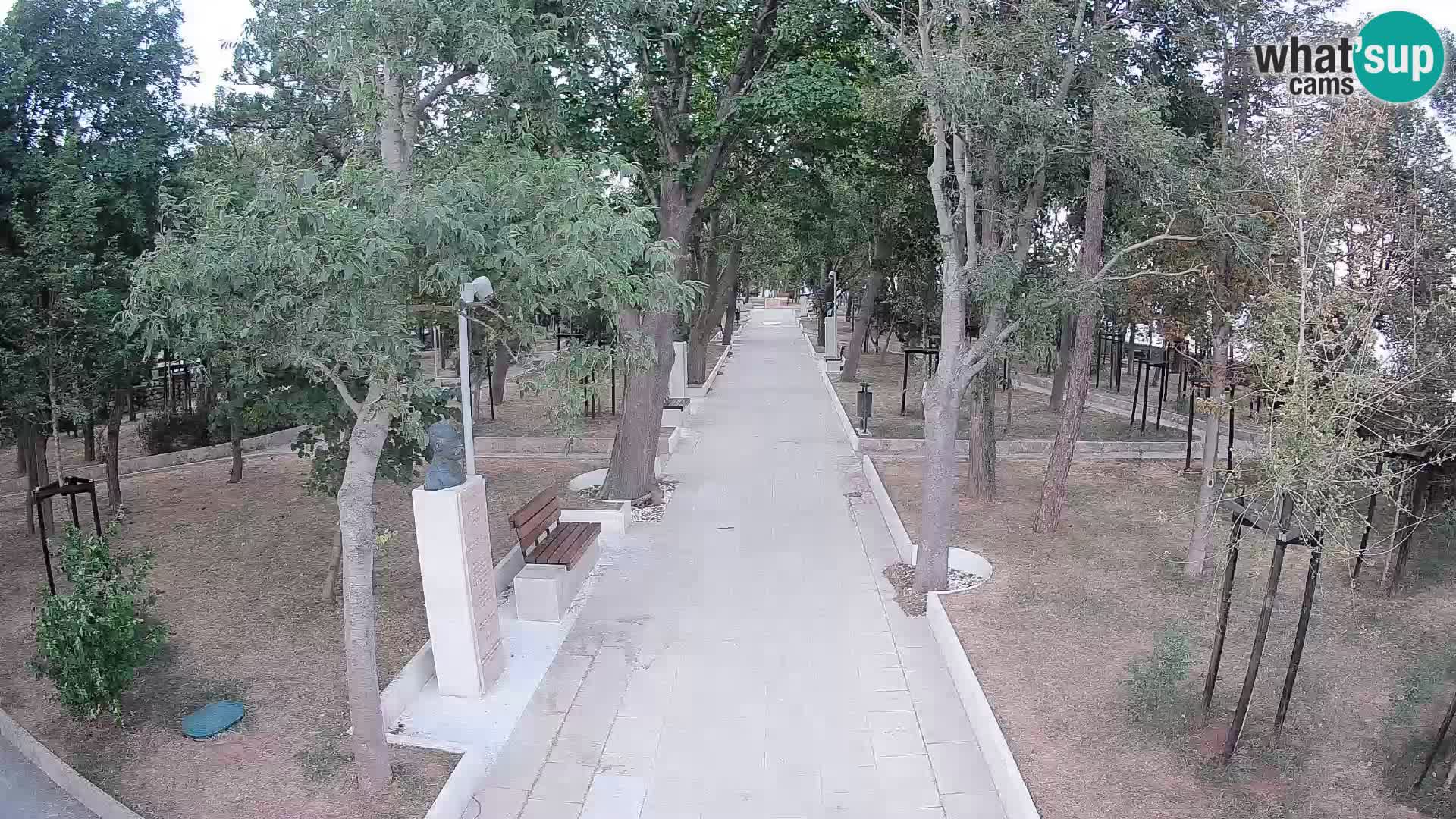 Writers’ Park Webcam Senj – Live by the Sea