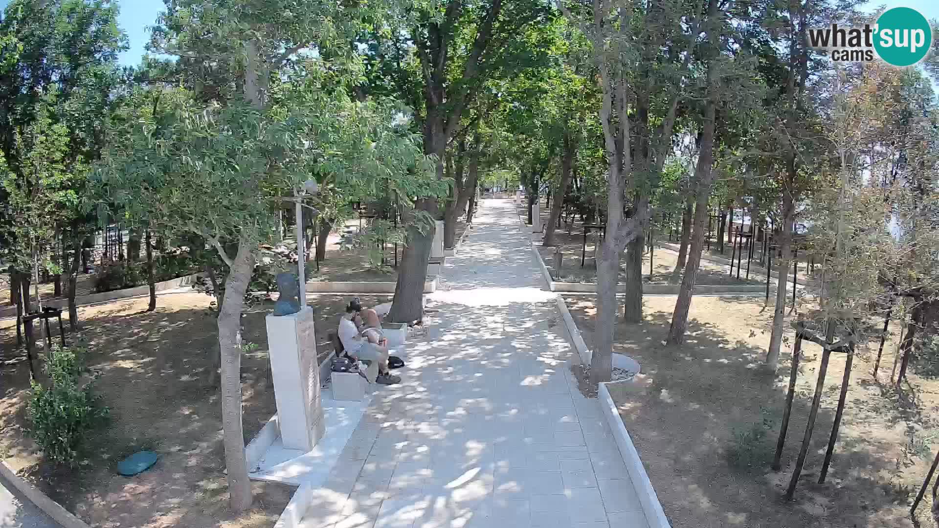 Writers’ Park Webcam Senj – Live by the Sea