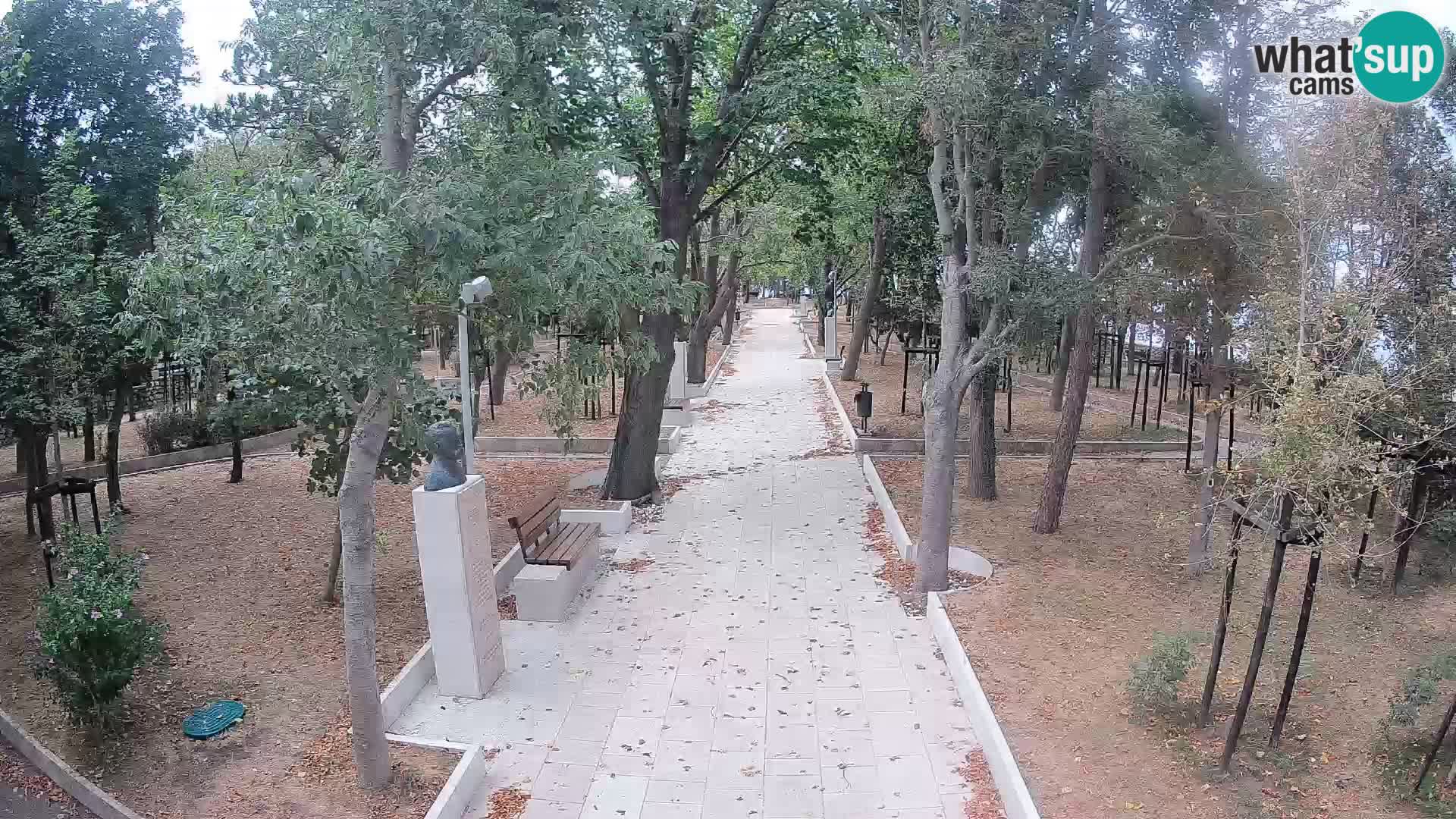 Writers’ Park Webcam Senj – Live by the Sea