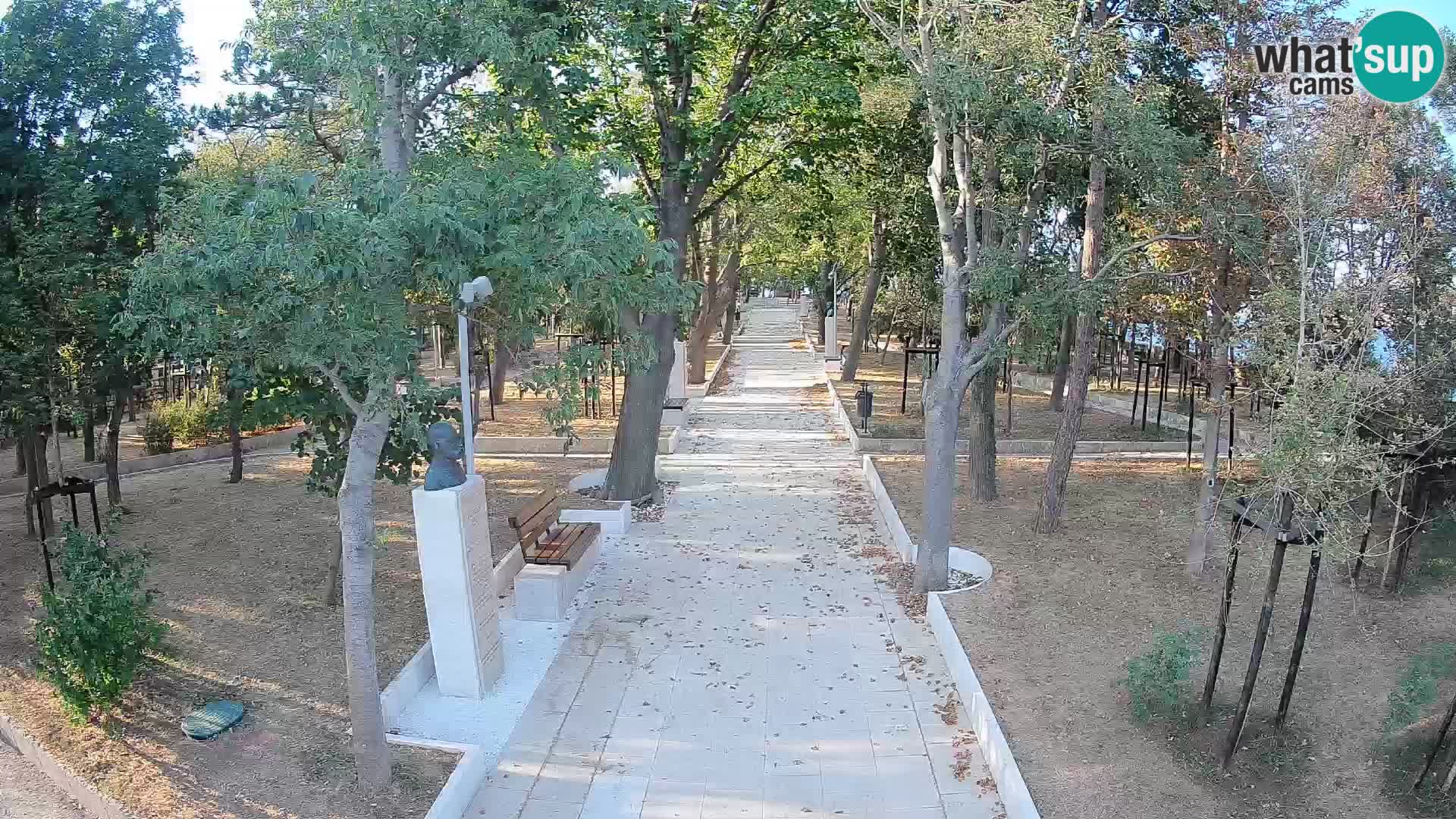 Writers’ Park Webcam Senj – Live by the Sea