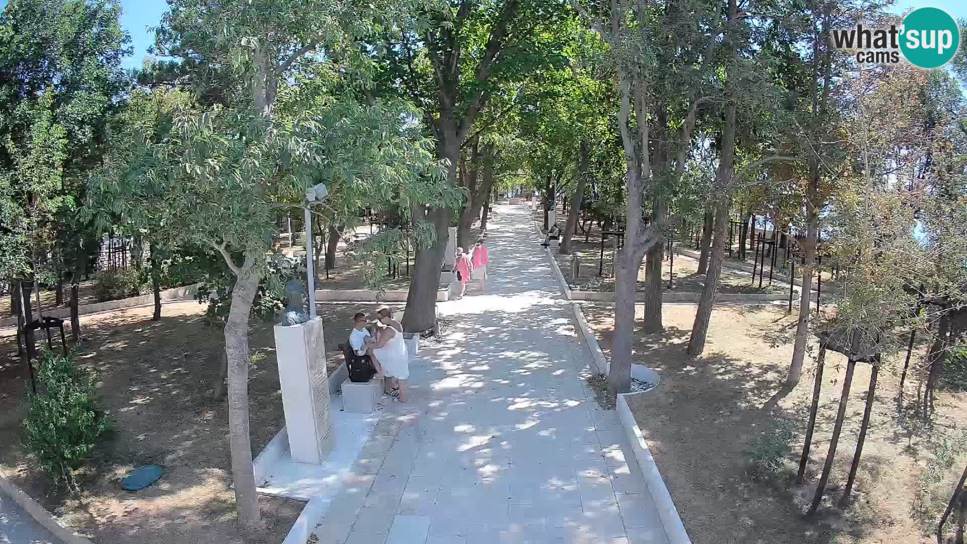 Webcam Schriftstellerpark Senj – Live am Meer