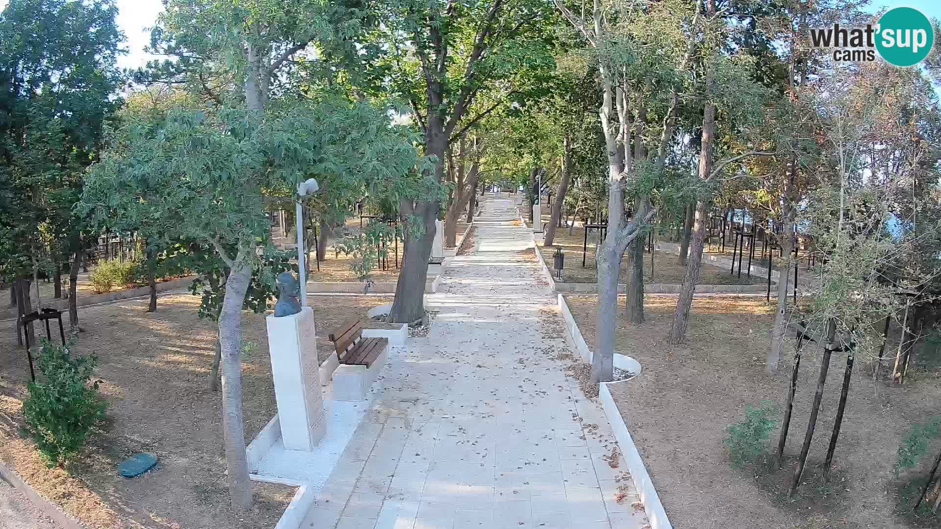 Writers’ Park Webcam Senj – Live by the Sea