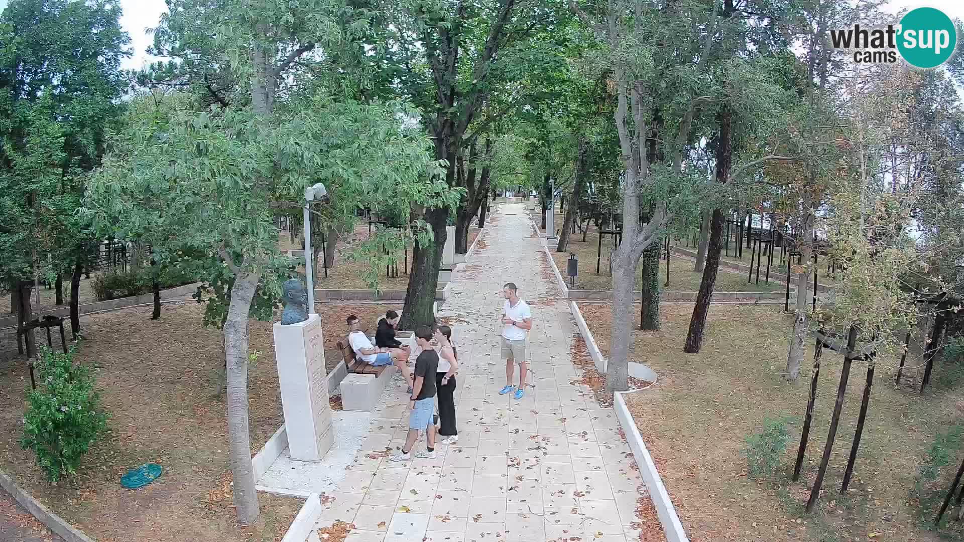 Writers’ Park Webcam Senj – Live by the Sea