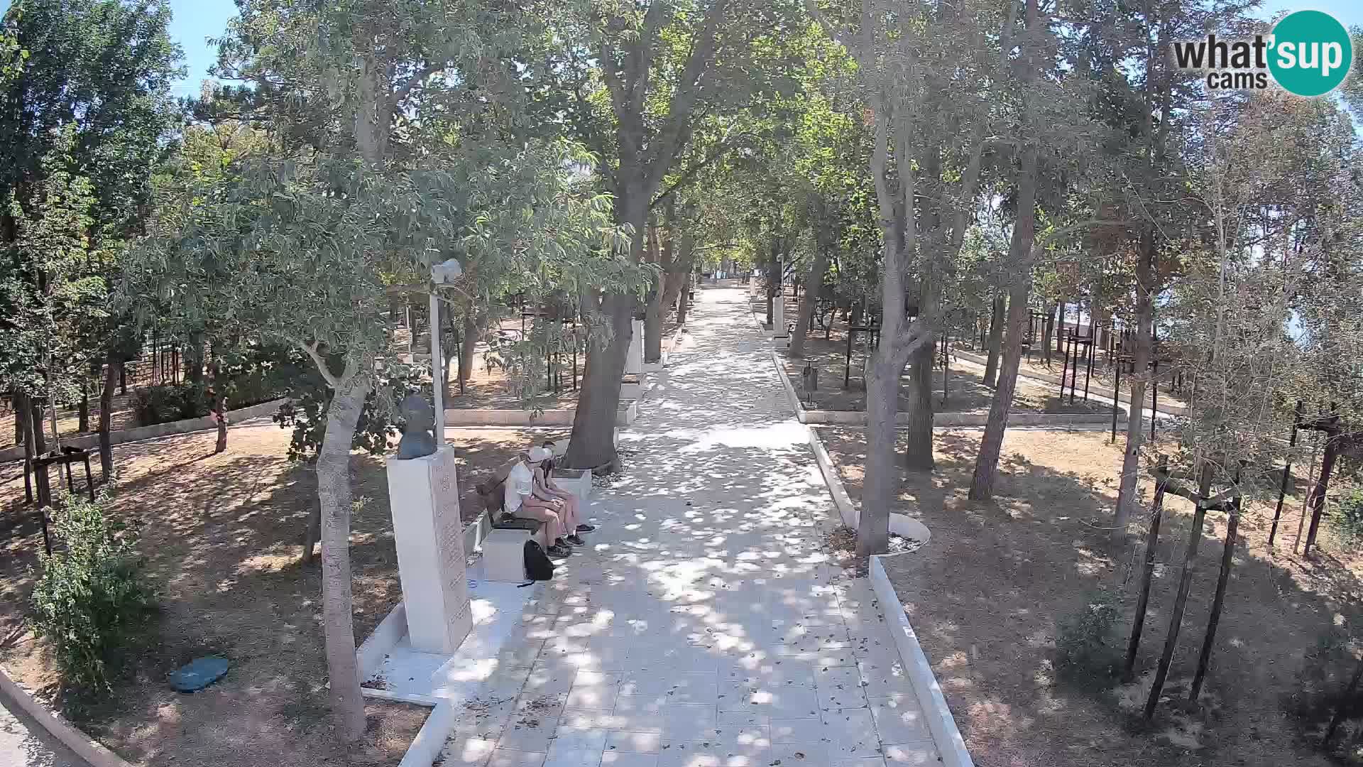 Writers’ Park Webcam Senj – Live by the Sea