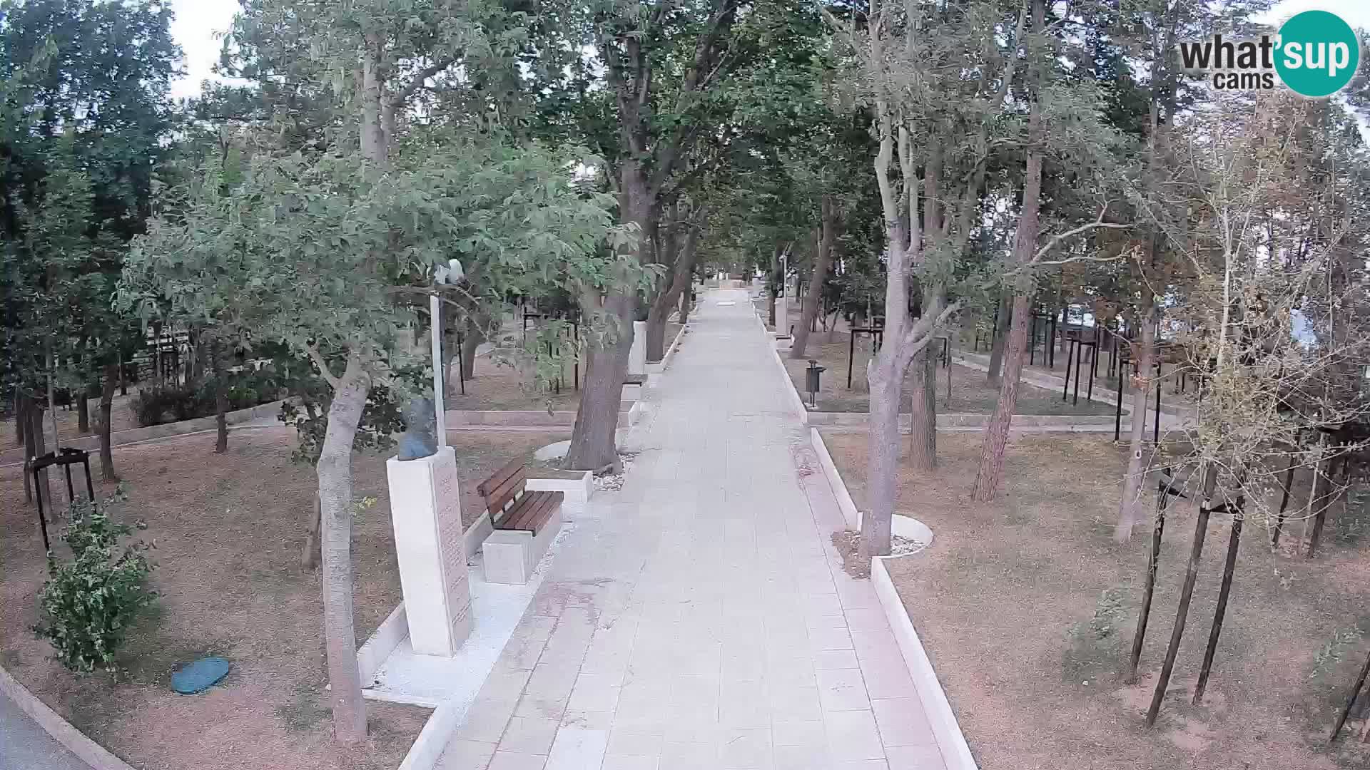Writers’ Park Webcam Senj – Live by the Sea