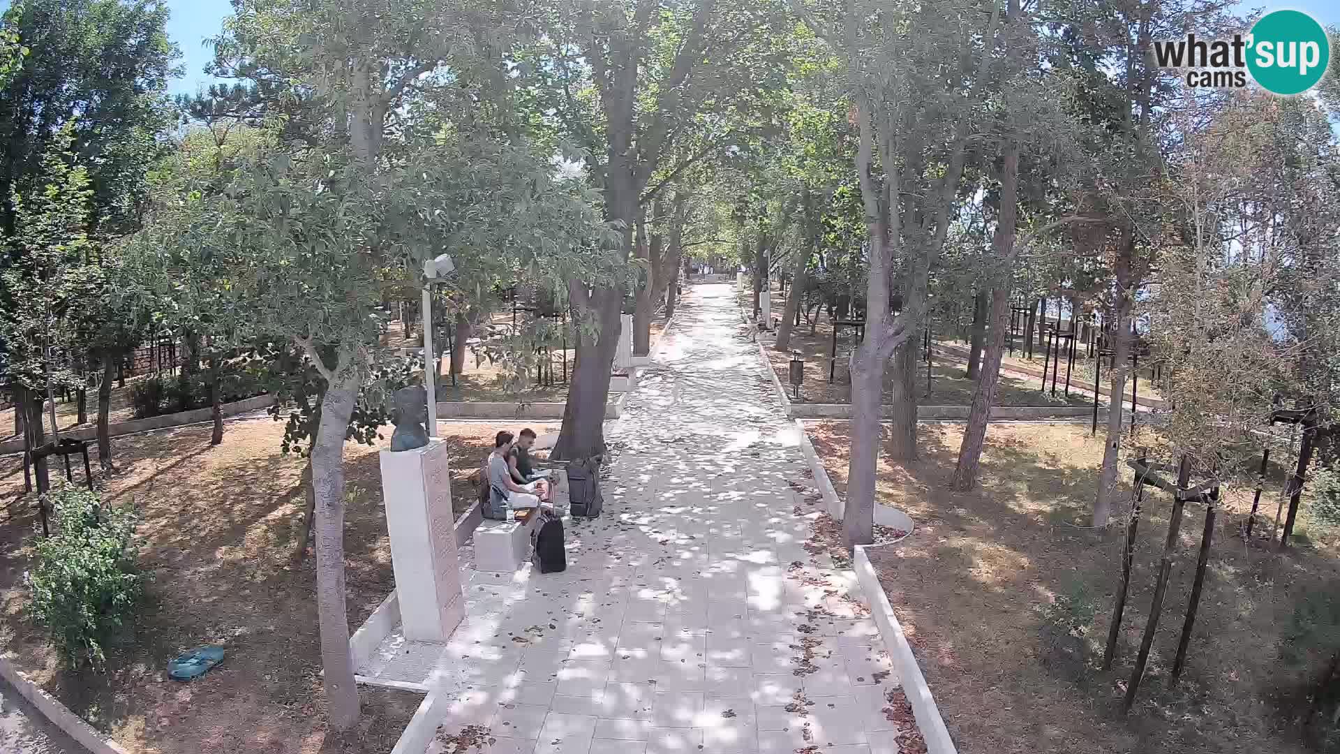 Writers’ Park Webcam Senj – Live by the Sea