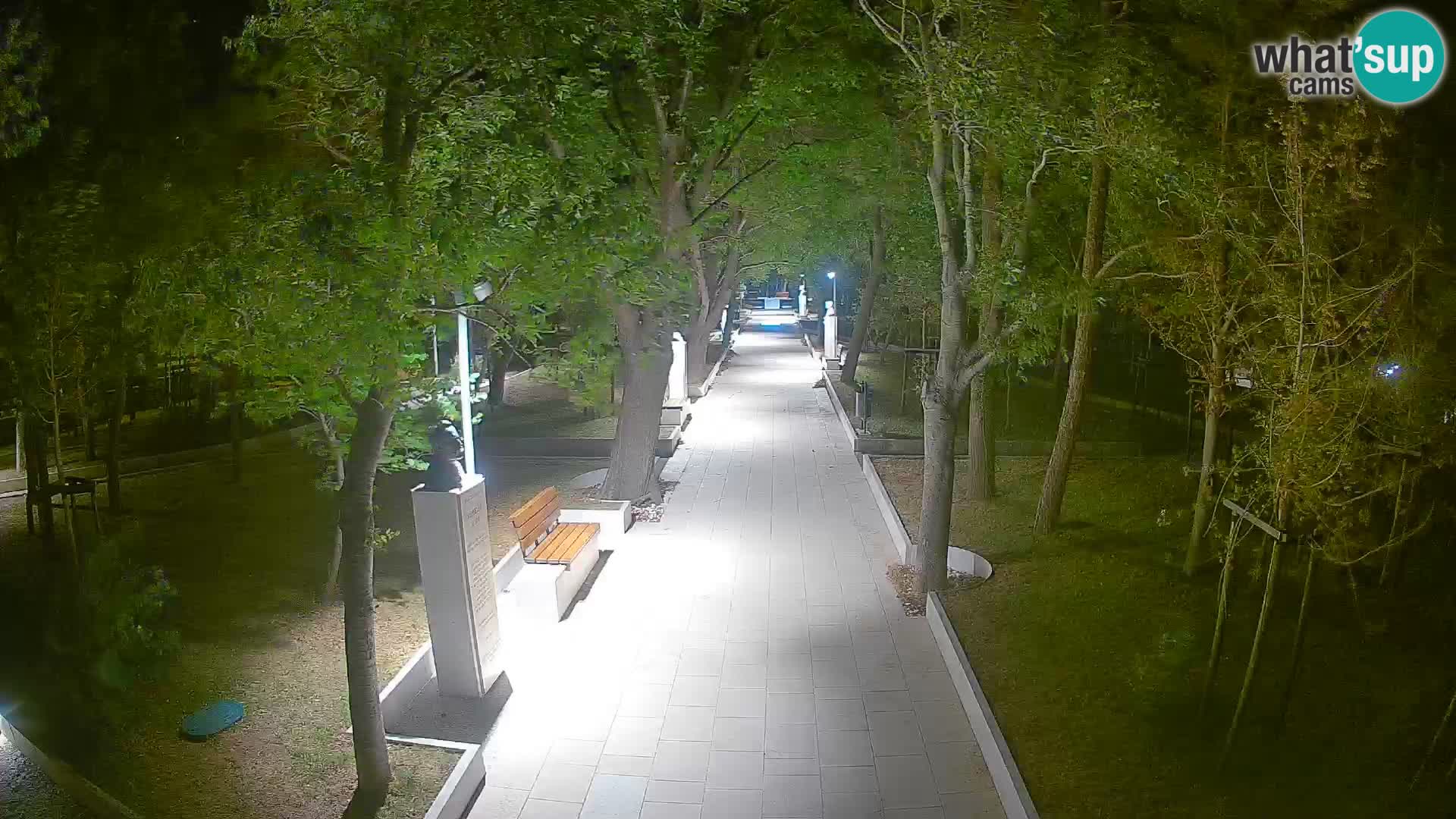 Writers’ Park Webcam Senj – Live by the Sea