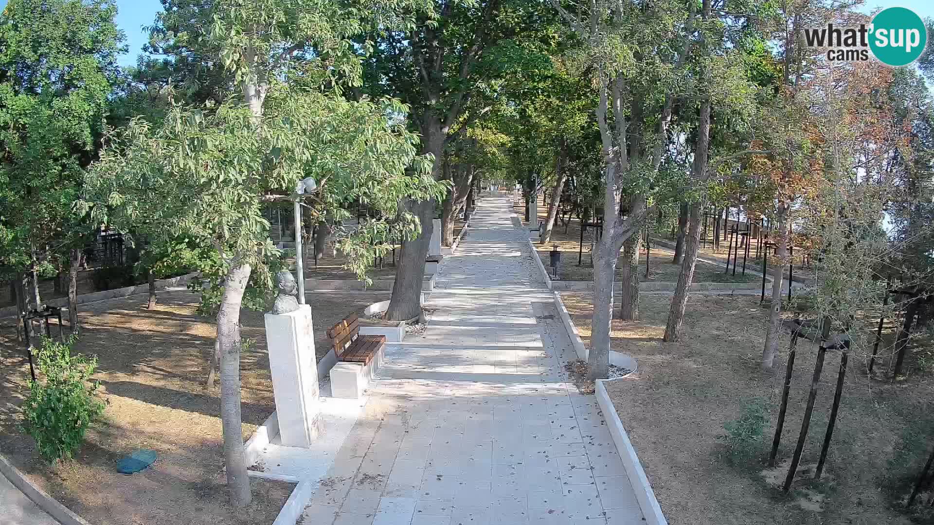 Writers’ Park Webcam Senj – Live by the Sea