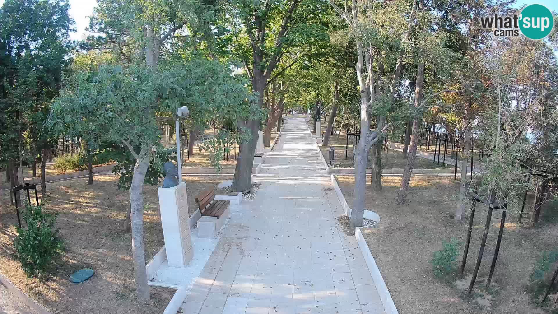 Writers’ Park Webcam Senj – Live by the Sea