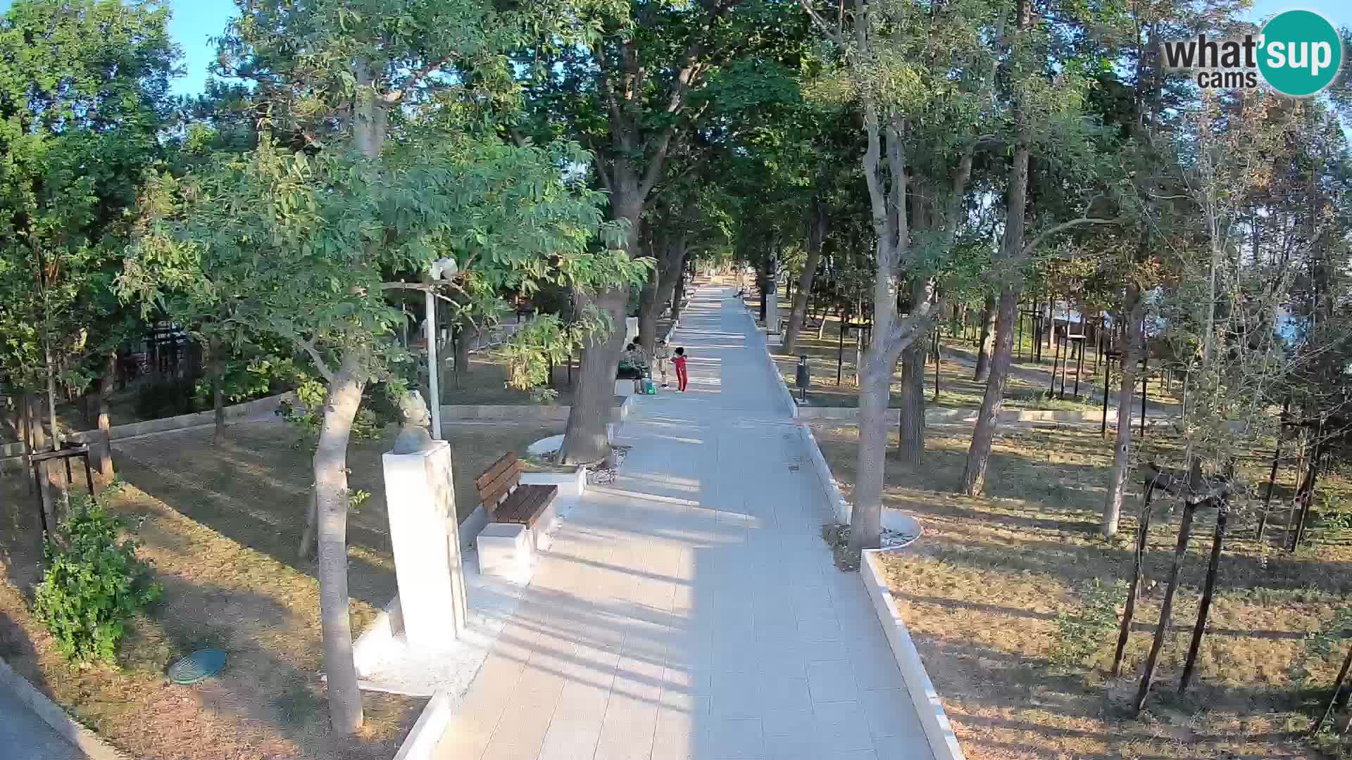 Writers’ Park Webcam Senj – Live by the Sea
