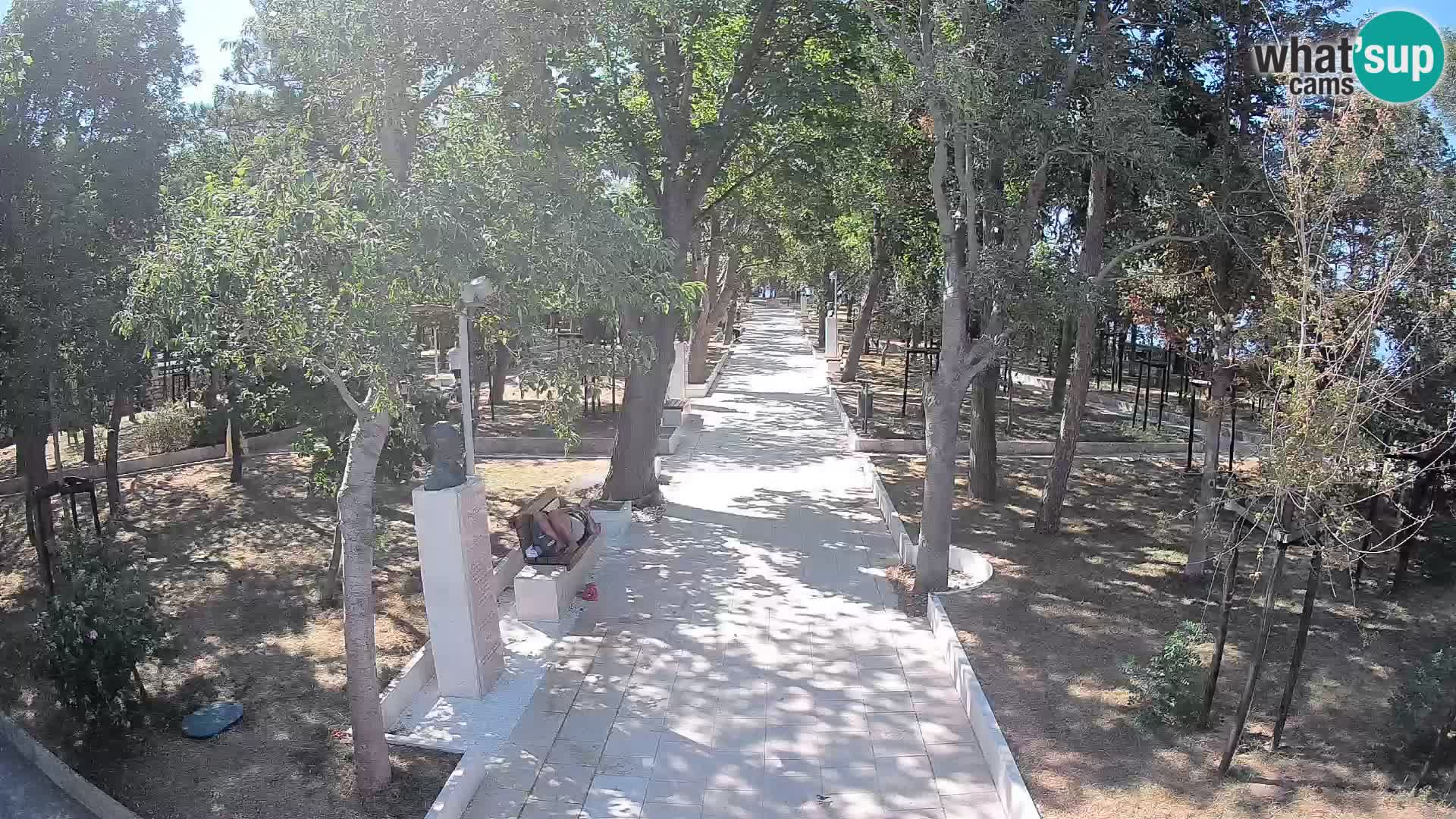 Writers’ Park Webcam Senj – Live by the Sea