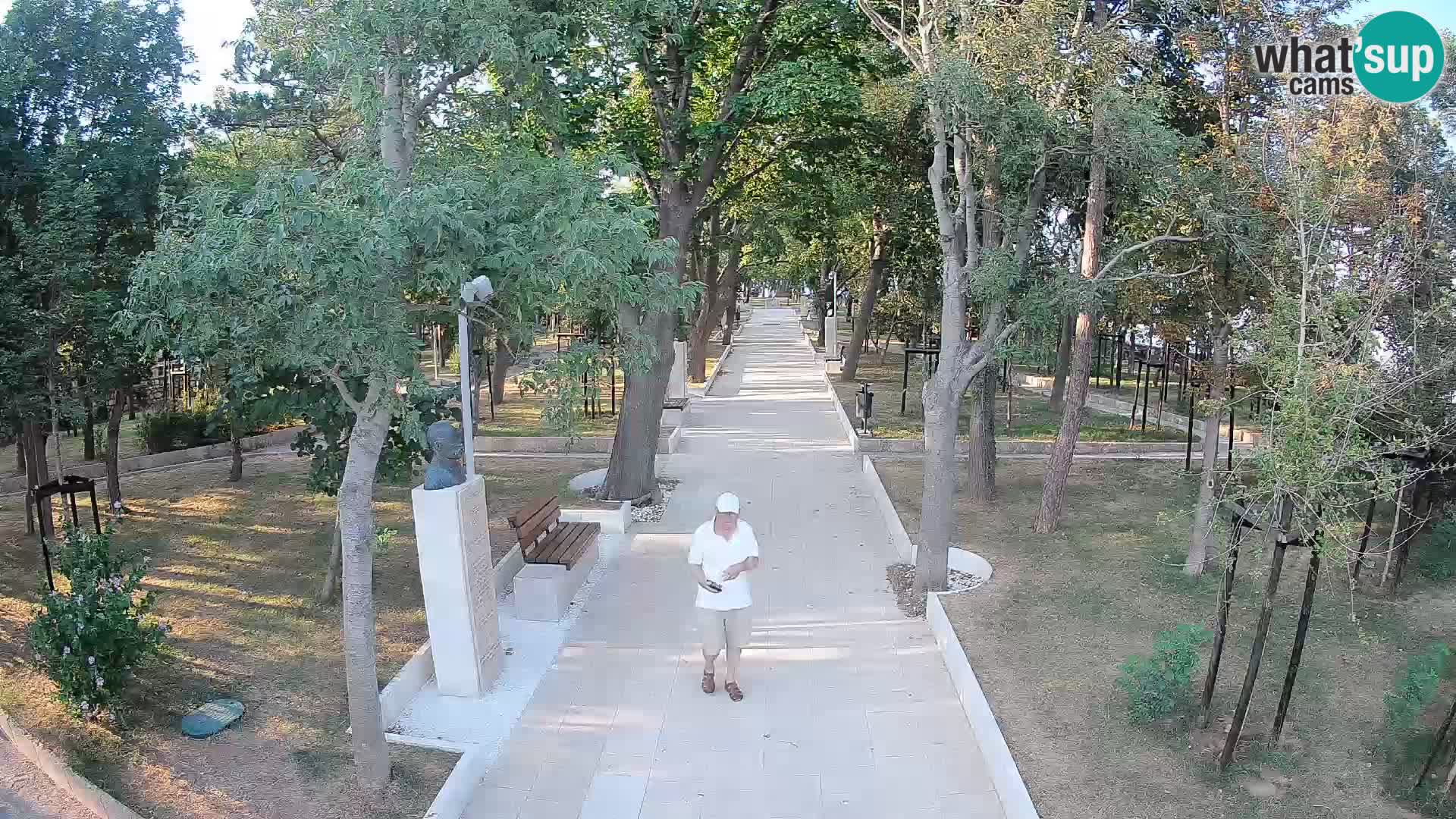 Webcam Schriftstellerpark Senj – Live am Meer