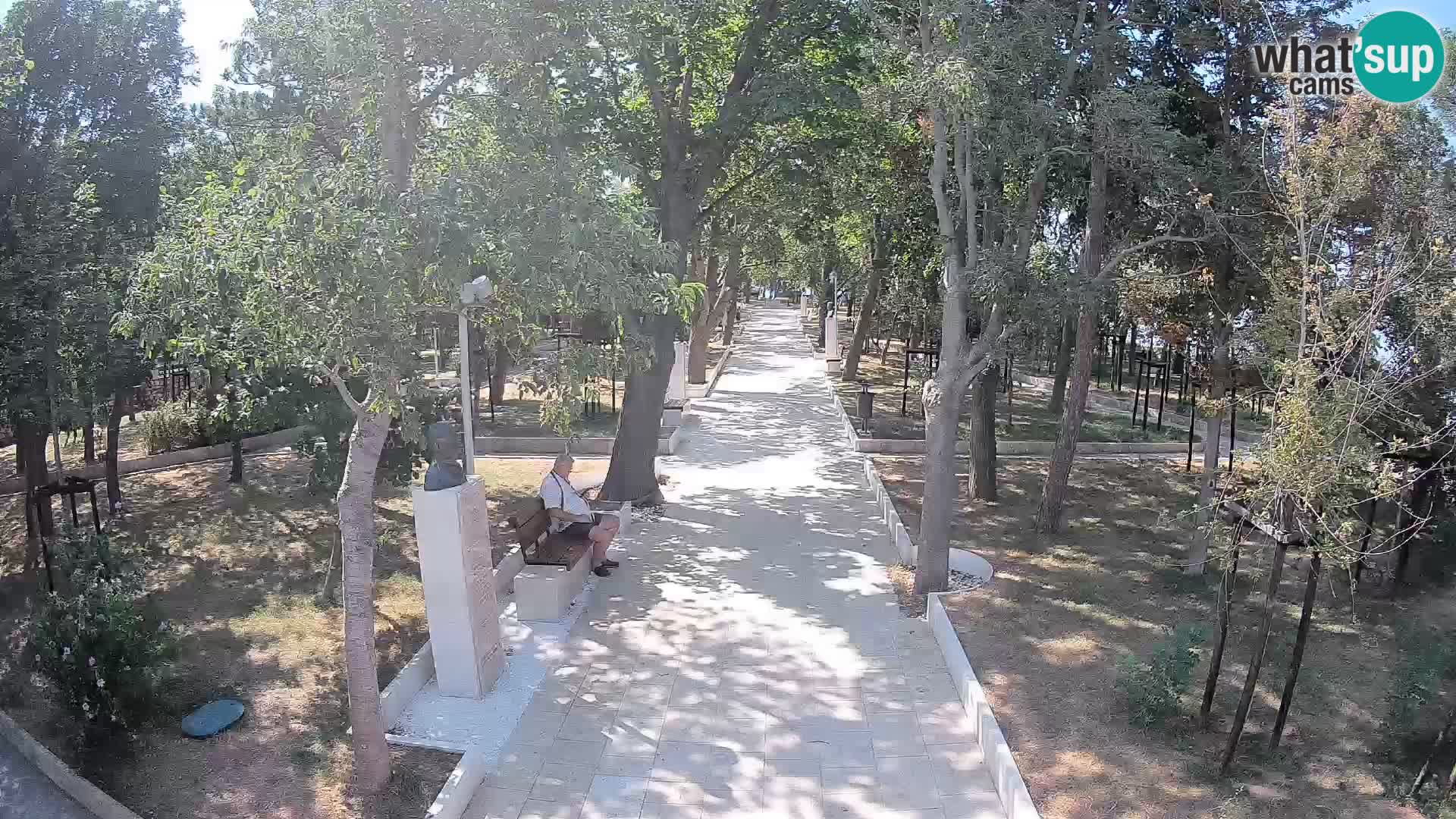 Writers’ Park Webcam Senj – Live by the Sea