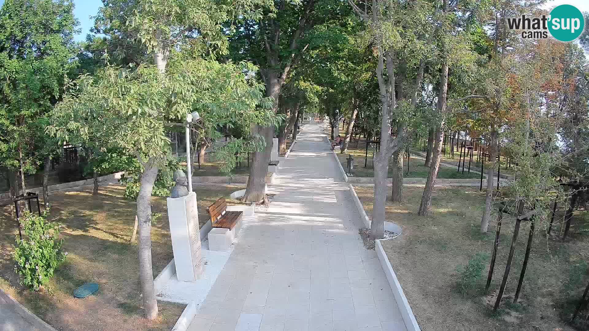 Writers’ Park Webcam Senj – Live by the Sea