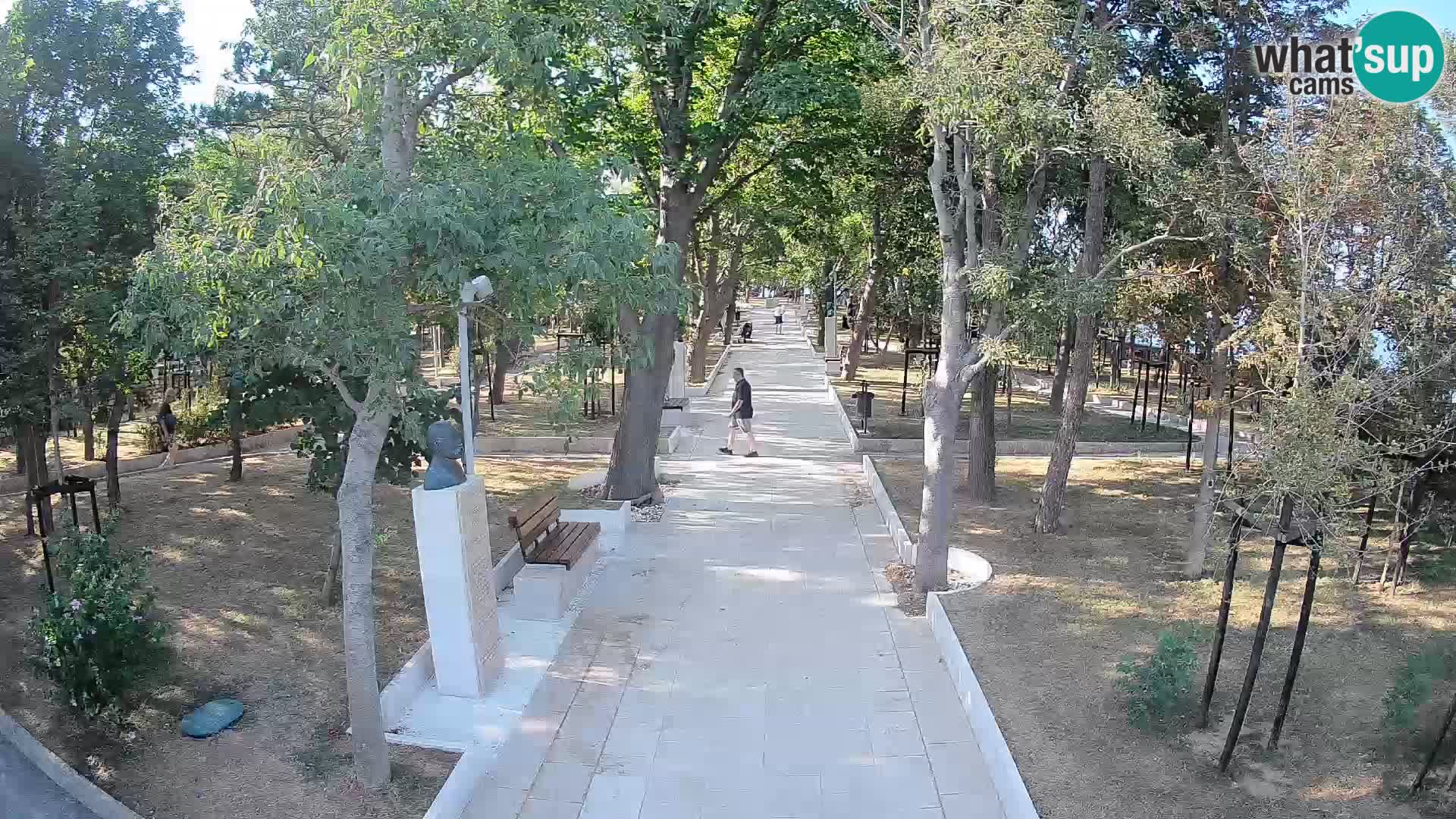 Writers’ Park Webcam Senj – Live by the Sea